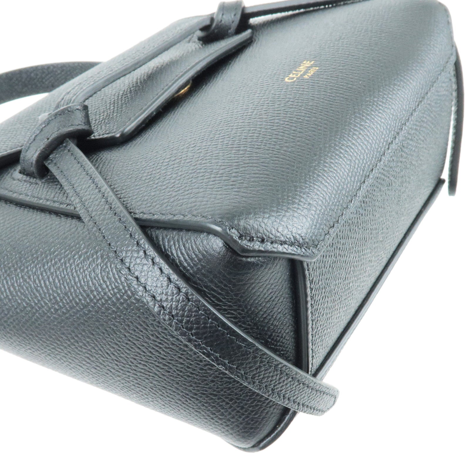 Celine 194263 PICO BELT BAG IN Black GRAINED CALFSKIN Replica sale online  ,buy fake bag