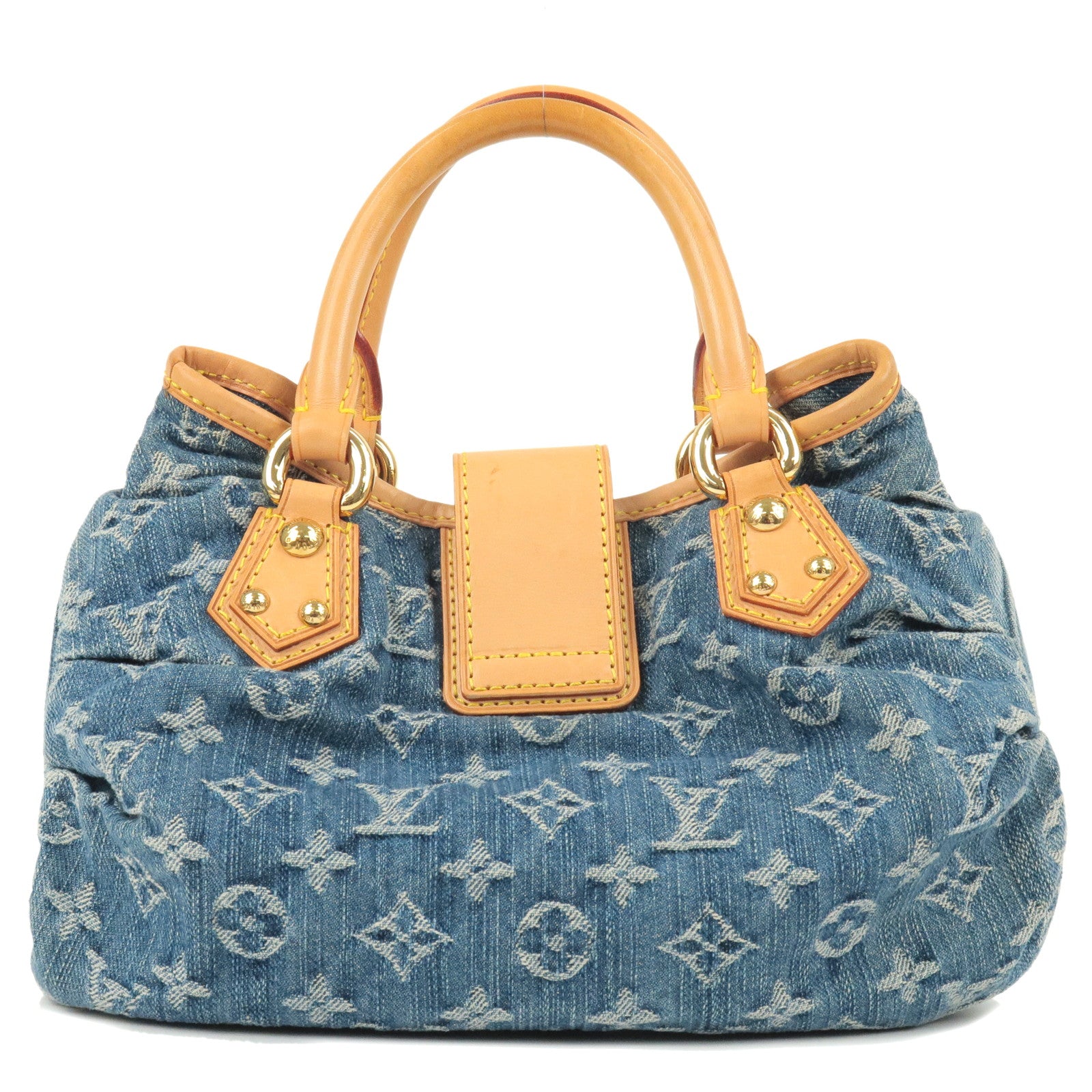 Louis Vuitton Louis Vuitton pleaty blue monogram denim hand bag