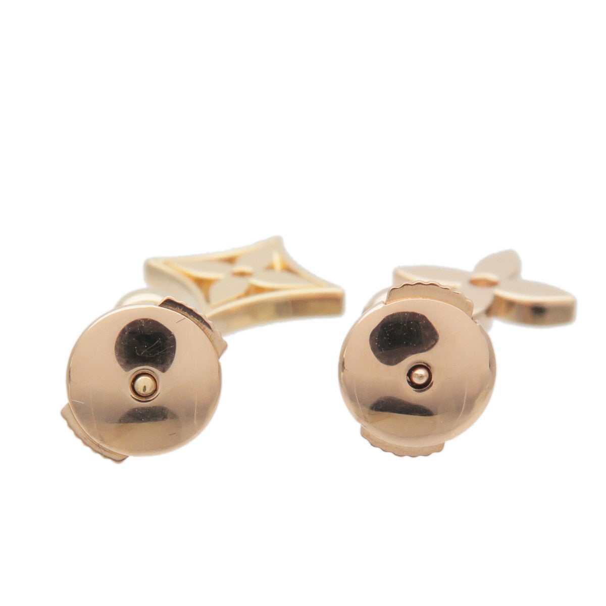 Louis Vuitton Puce Monogram Idylle Diamond Earrings 750PG Q69168