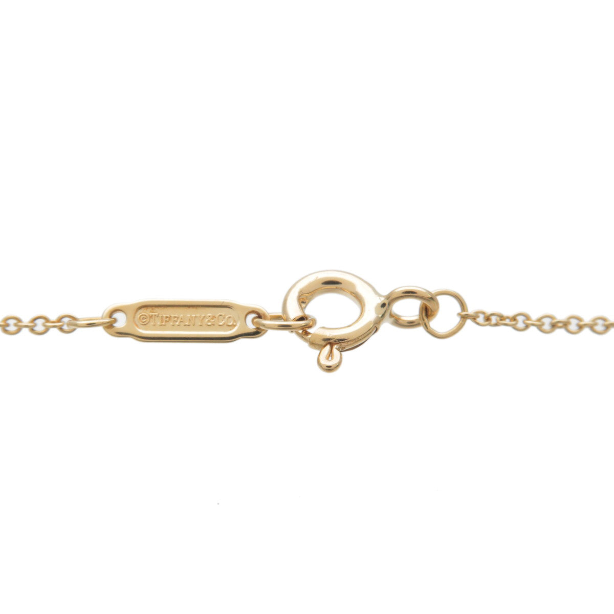 Tiffany&Co. Return to Tiffany Heart Tag Necklace K18YG Yellow Gold