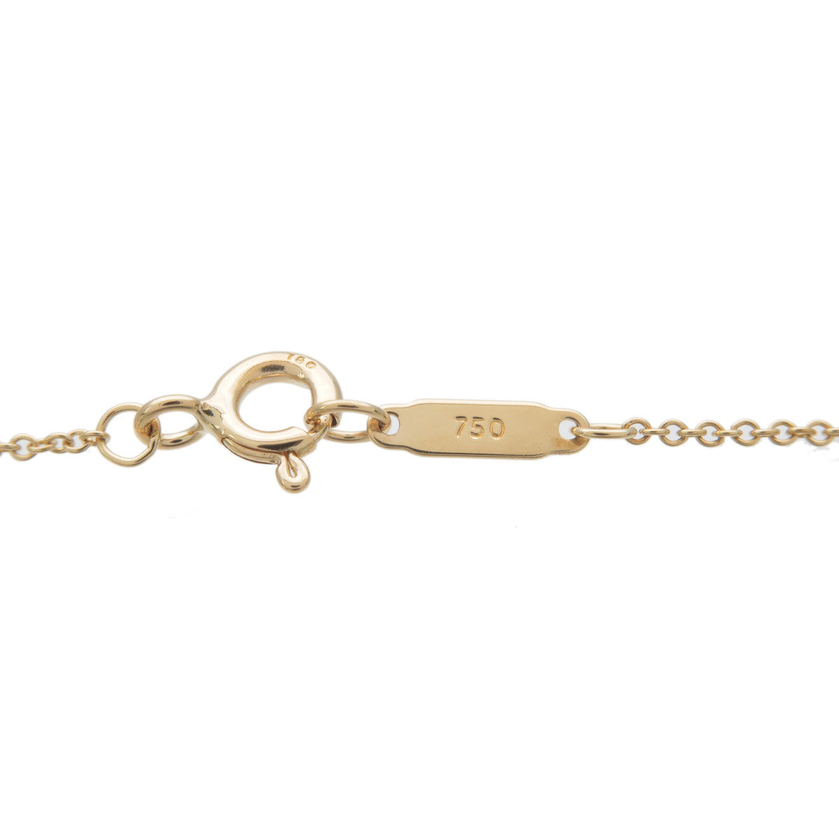Tiffany&Co. Return to Tiffany Heart Tag Necklace K18YG Yellow Gold