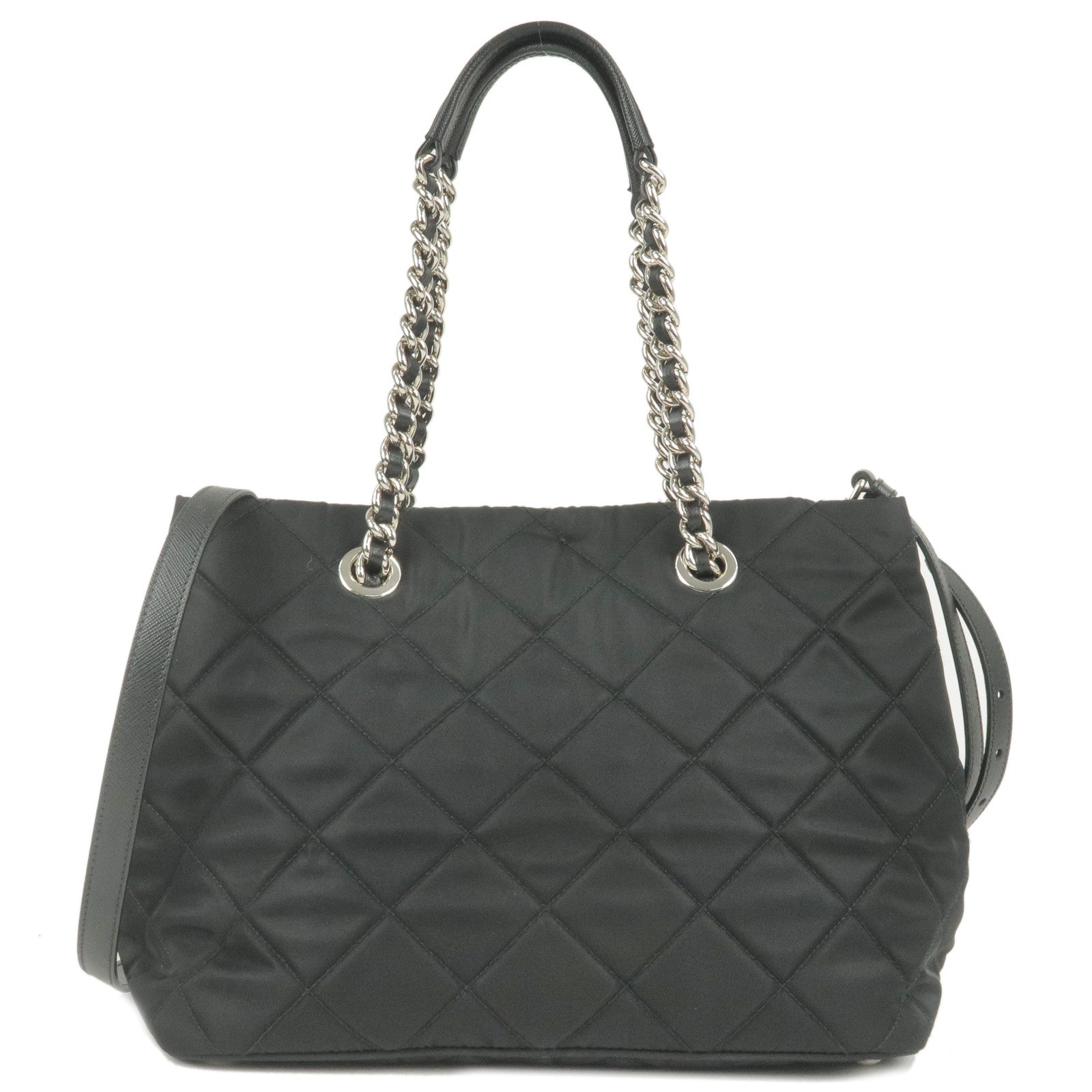 Pre-owned Prada Quilted Chain Shoulder Bag