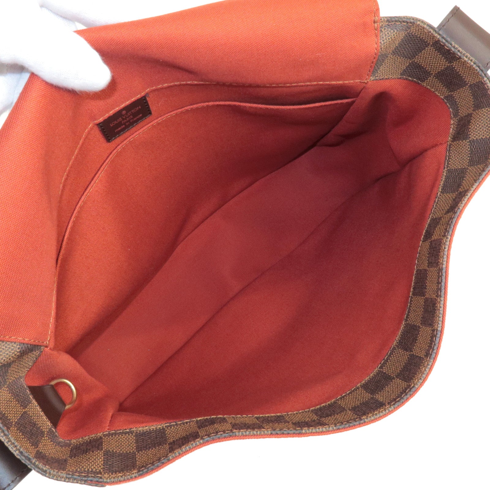 Louis Vuitton Damier Ebene Bastille Messenger Bag. Made in France