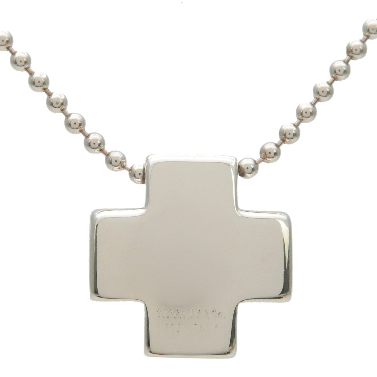 Tiffany&Co. Roman Cross Necklace SV925 Silver