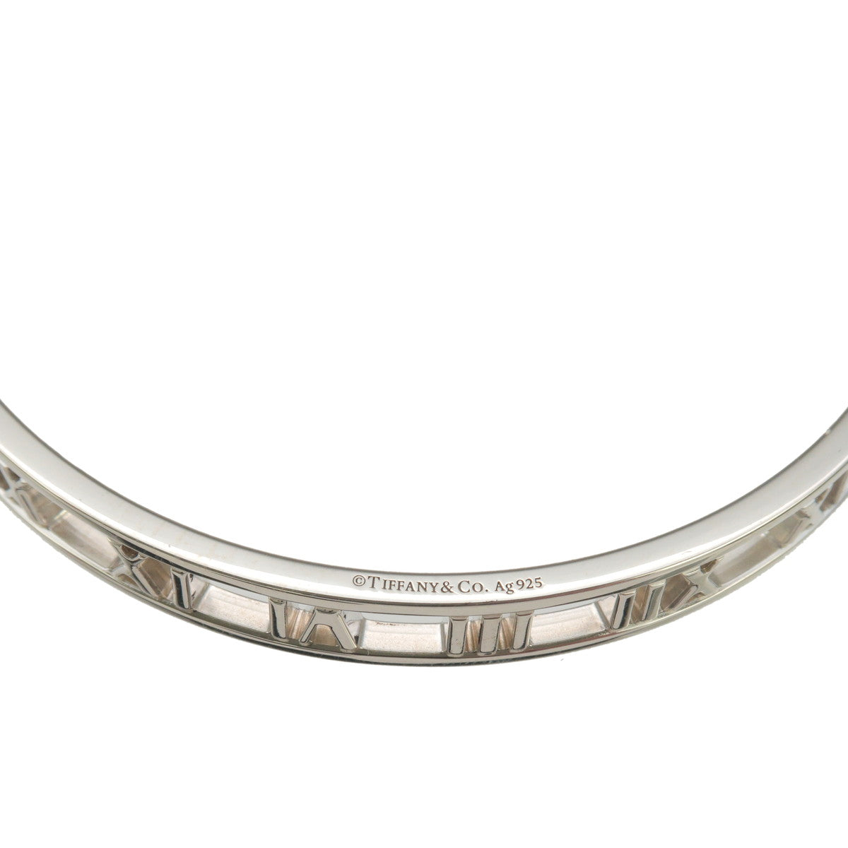 Tiffany&Co. Atlas Open Bangle Bracelet SV925 Silver