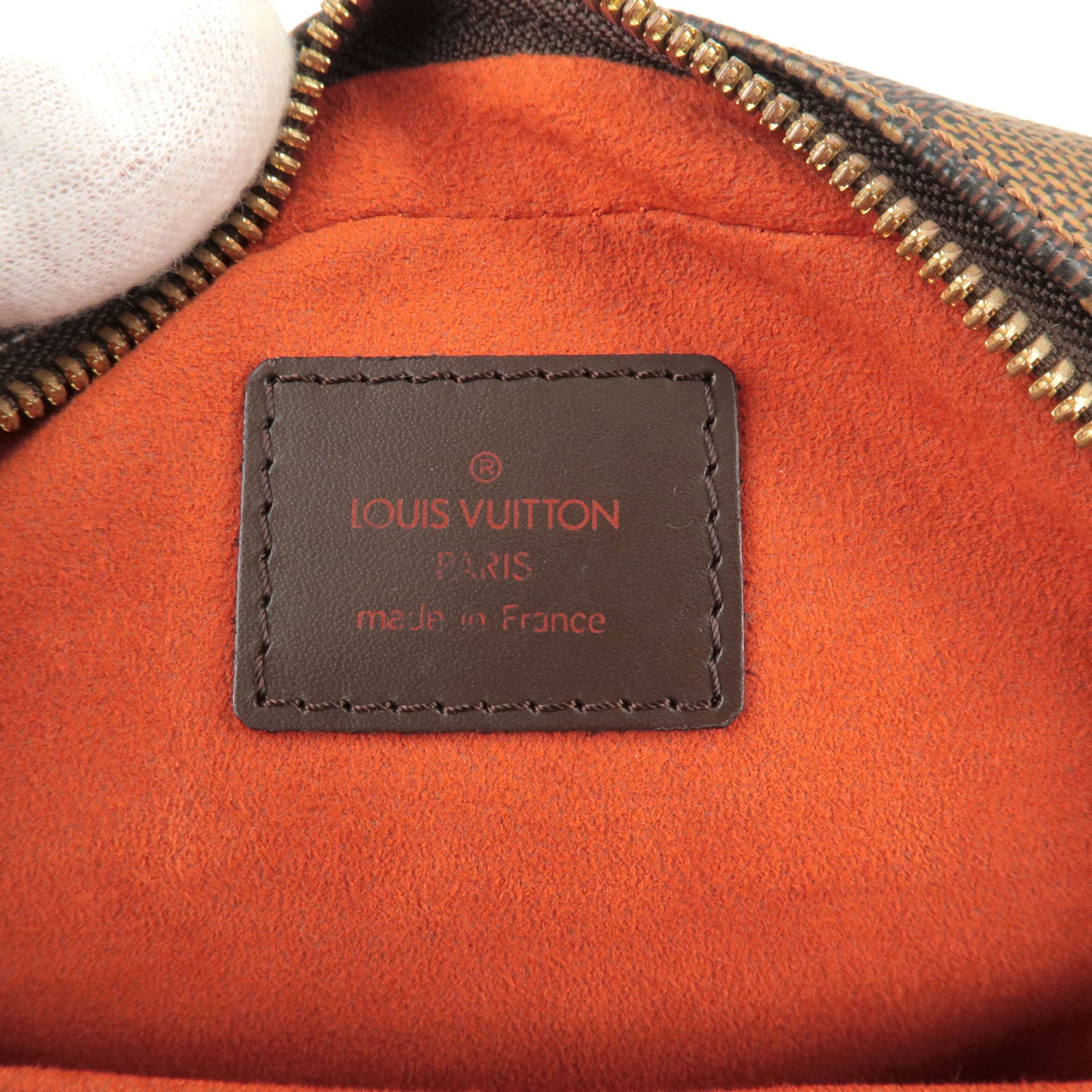 Louis Vuitton Iena MM Damier Ebene Shoulder Bag Brown