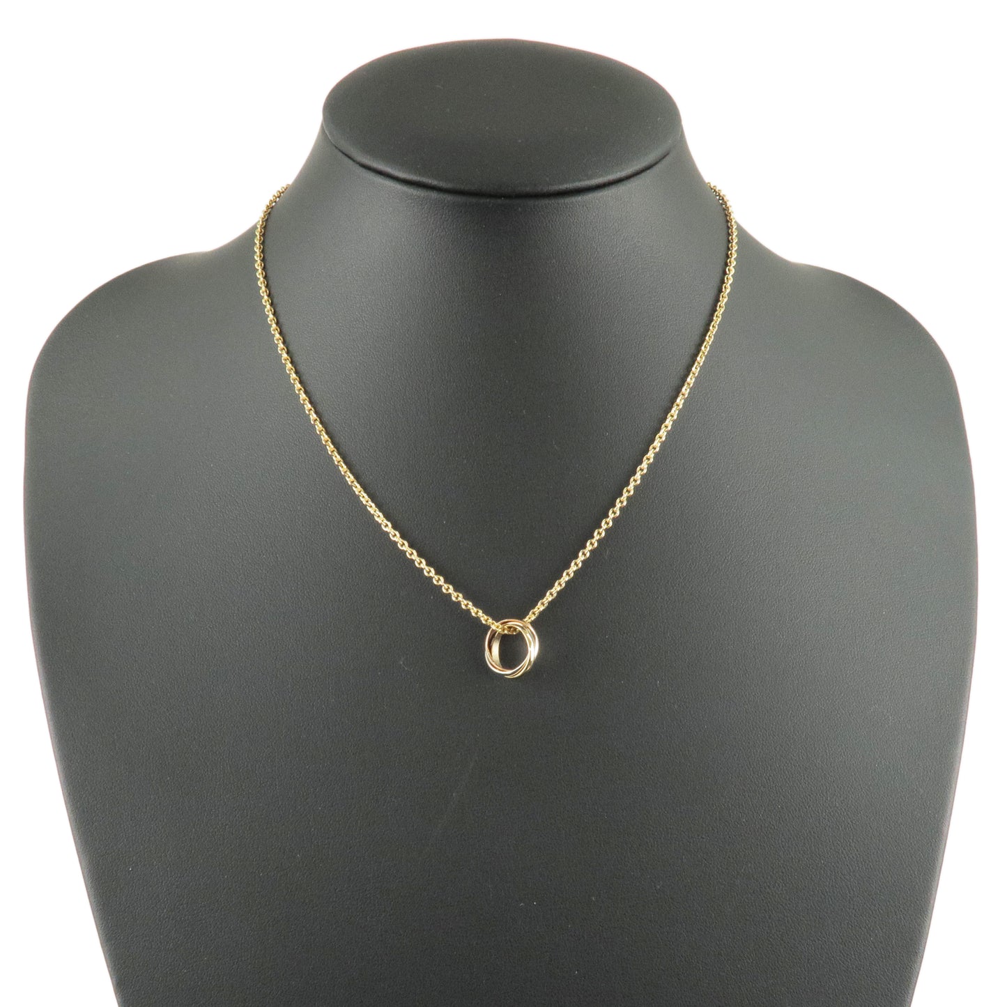 Cartier Trinity Necklace K18 750 Yellow/White/Rose Gold