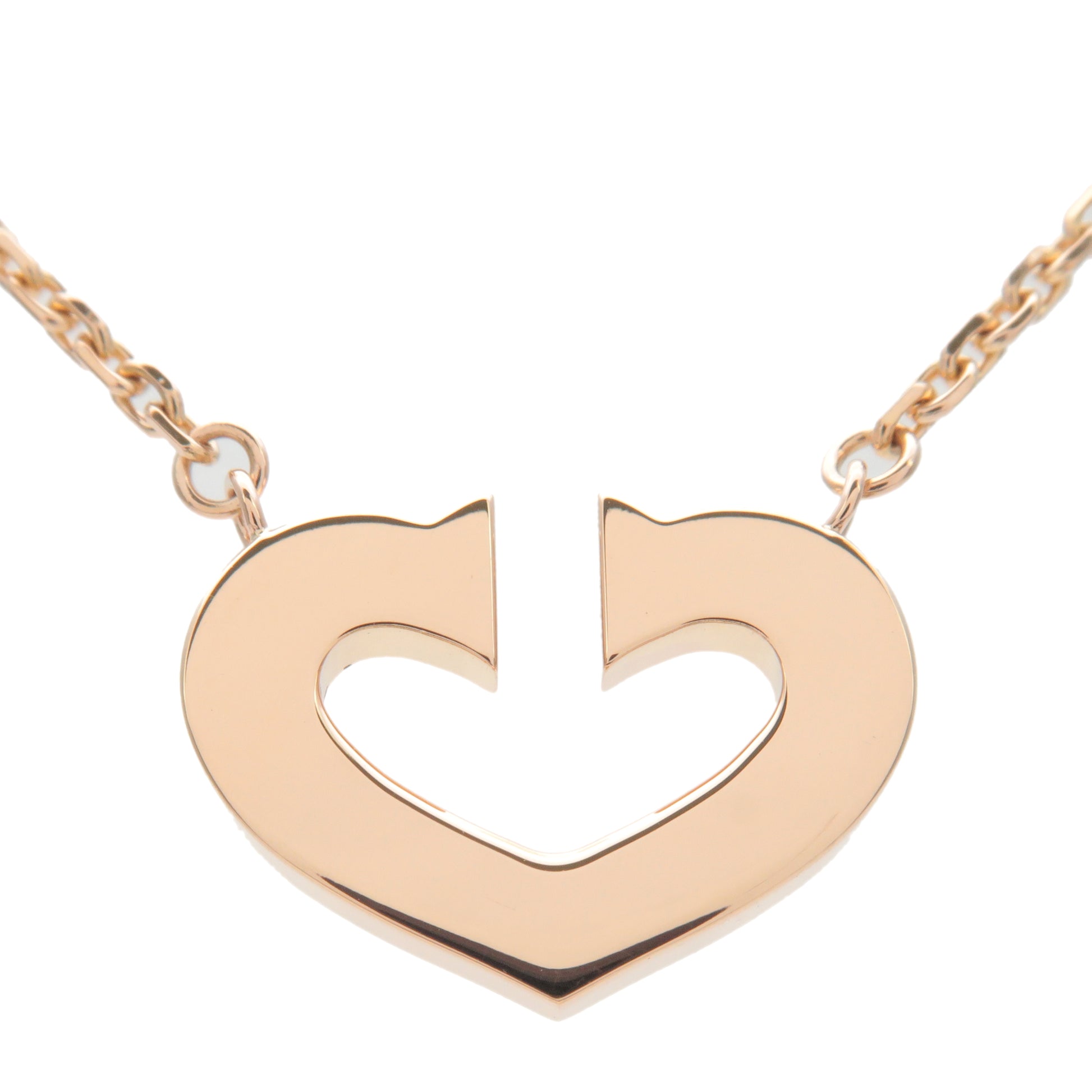 Cartier-C-Heart-Necklace-K18PG-750PG-Rose-Gold
