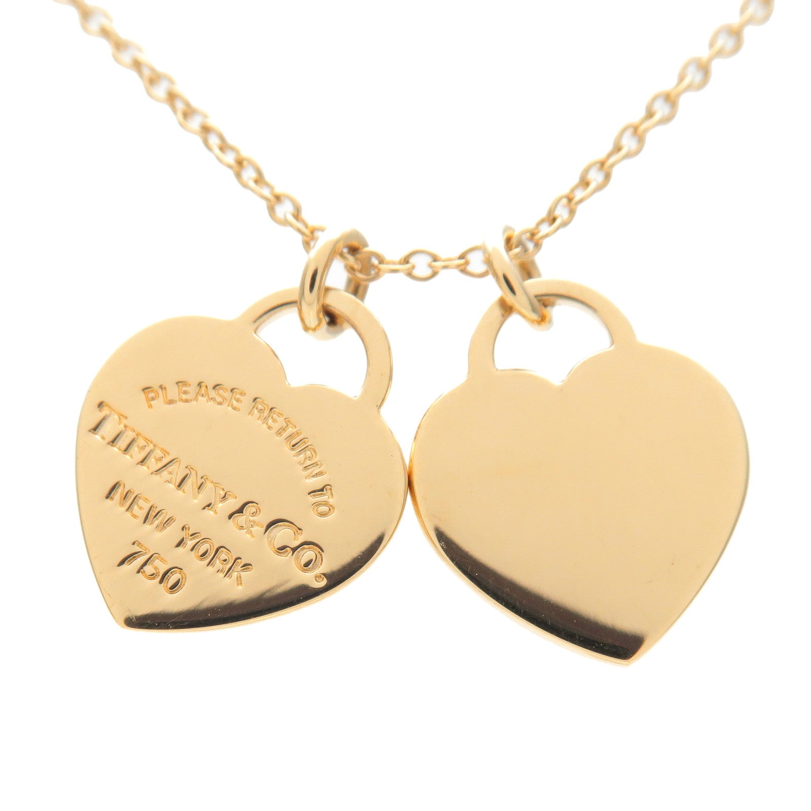 Tiffany&Co.-Return-to-Tiffany-Mini-Double-Heart-Tag-Necklace-K18YG