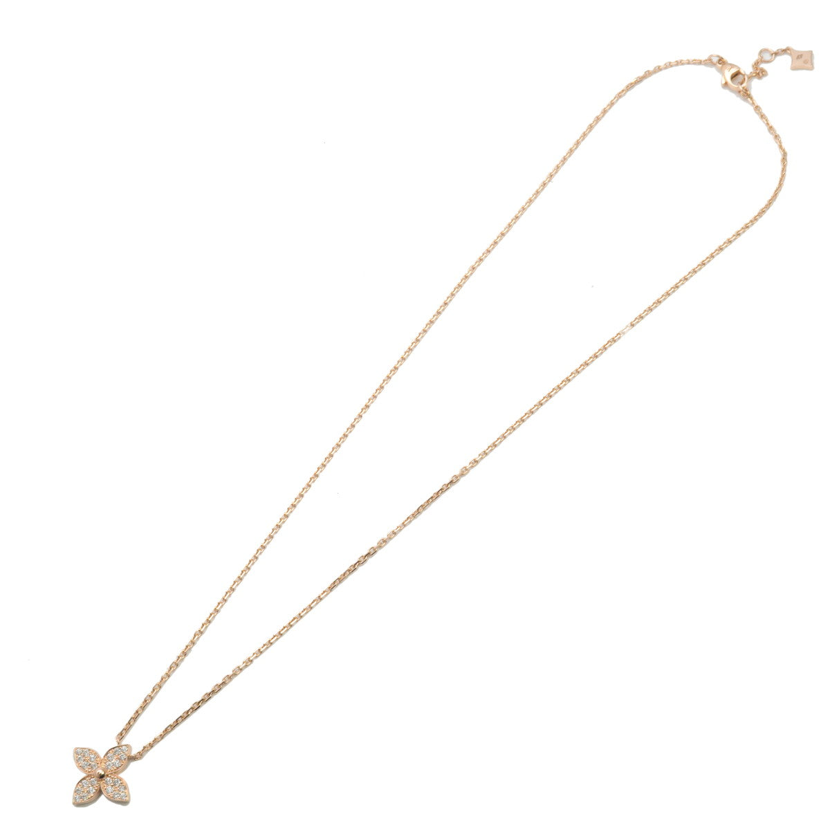 Louis Vuitton Pendentif Star Blossom Necklace K18Pg Pink Gold Q93710 Ladies
