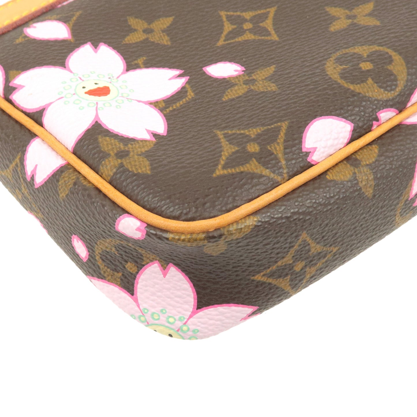 Louis Vuitton Monogram Cherry Blossom Pochette Accessoires Wristlet Pouch  Bag Leather ref.297475 - Joli Closet