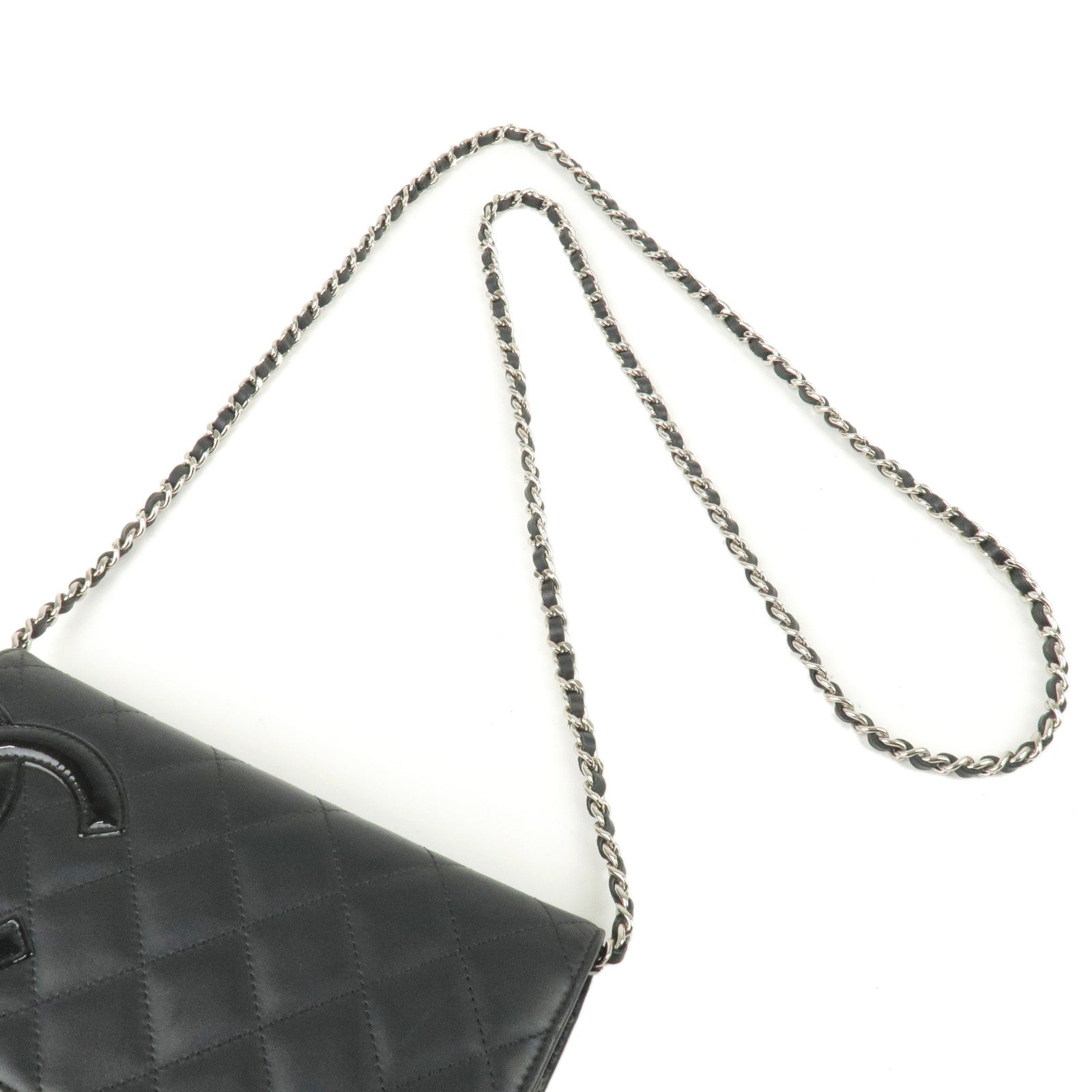 CHANEL-Cambon-Line-Lamb-Skin-Chain-Wallet-WOC-Black-A46646 – dct-ep_vintage  luxury Store
