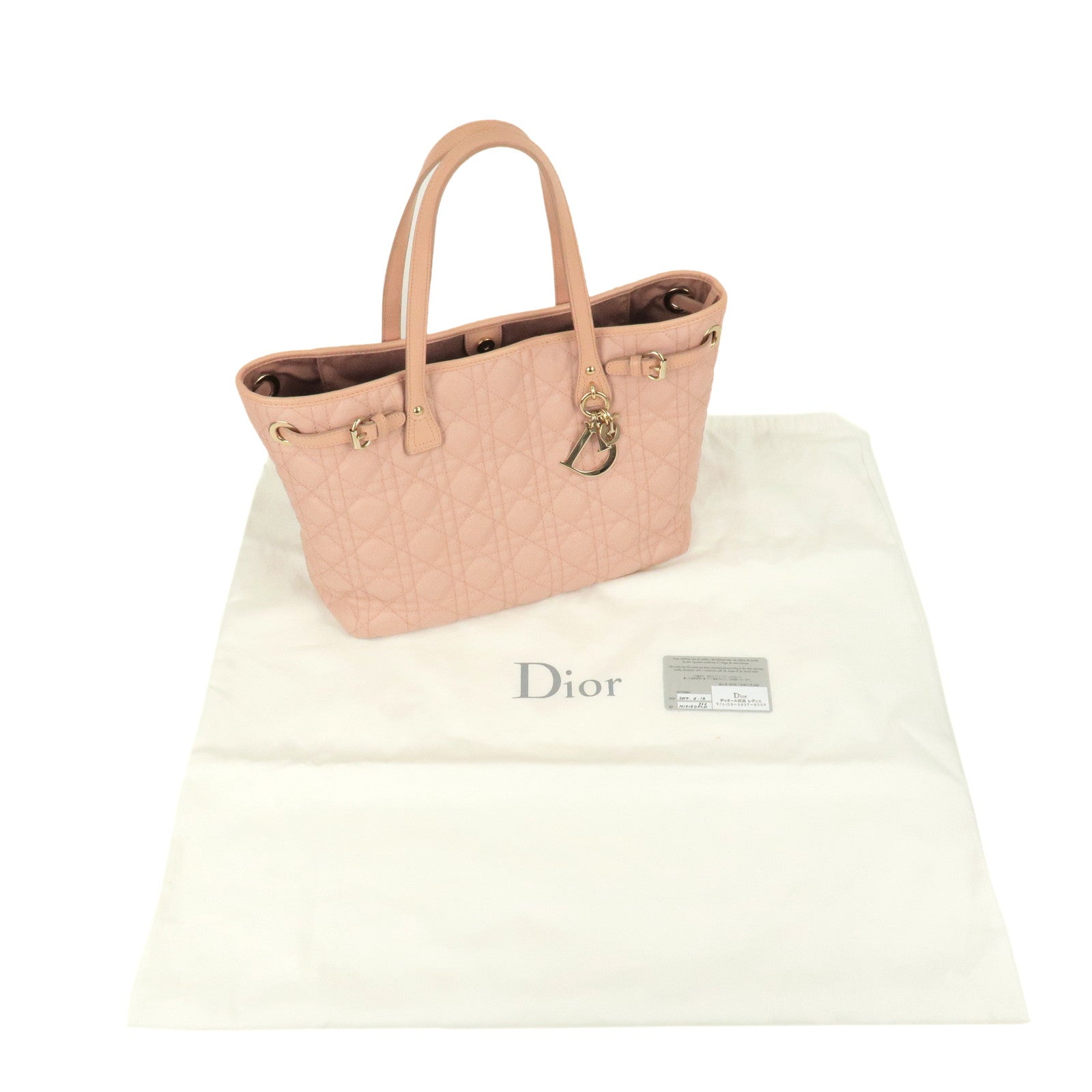 Tote - Dior - Panarea - Canvas - Christian - neighborhood mil tote black -  Bag - Cannage - Pink – handbag tommy hilfiger poppy small tote corp -  Leather