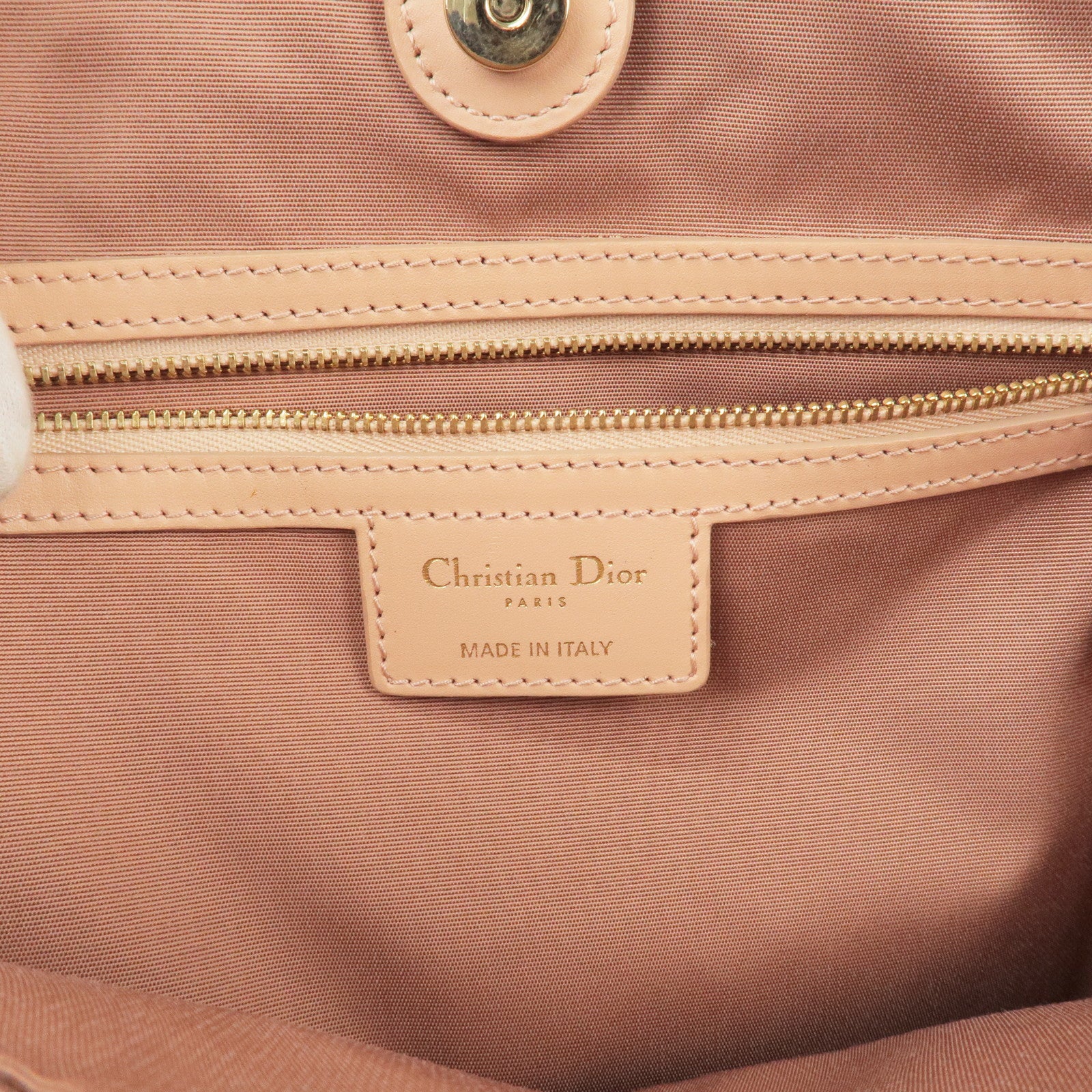 Pink – dct - ep_vintage luxury Store - Canvas - Cannage - Bag - Christian -  Leather - s studded drawstring shoulder bag - Dior - Tote - Panarea