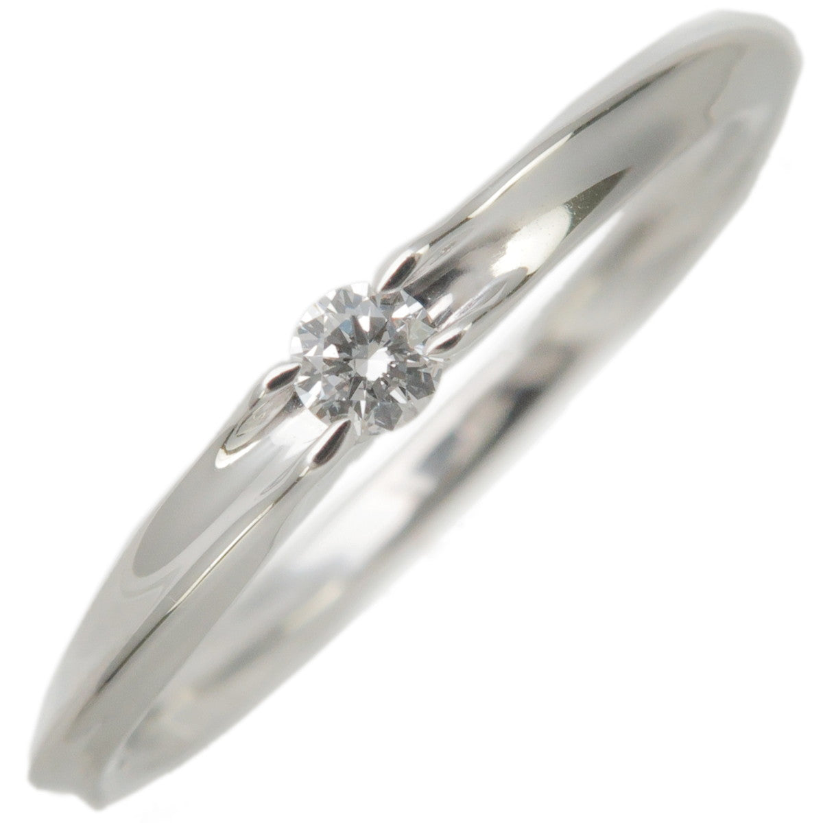 STAR-JEWELRY-1P-Diamond-Ring-0.05ct-K18-750-White-Gold-US5.5-6