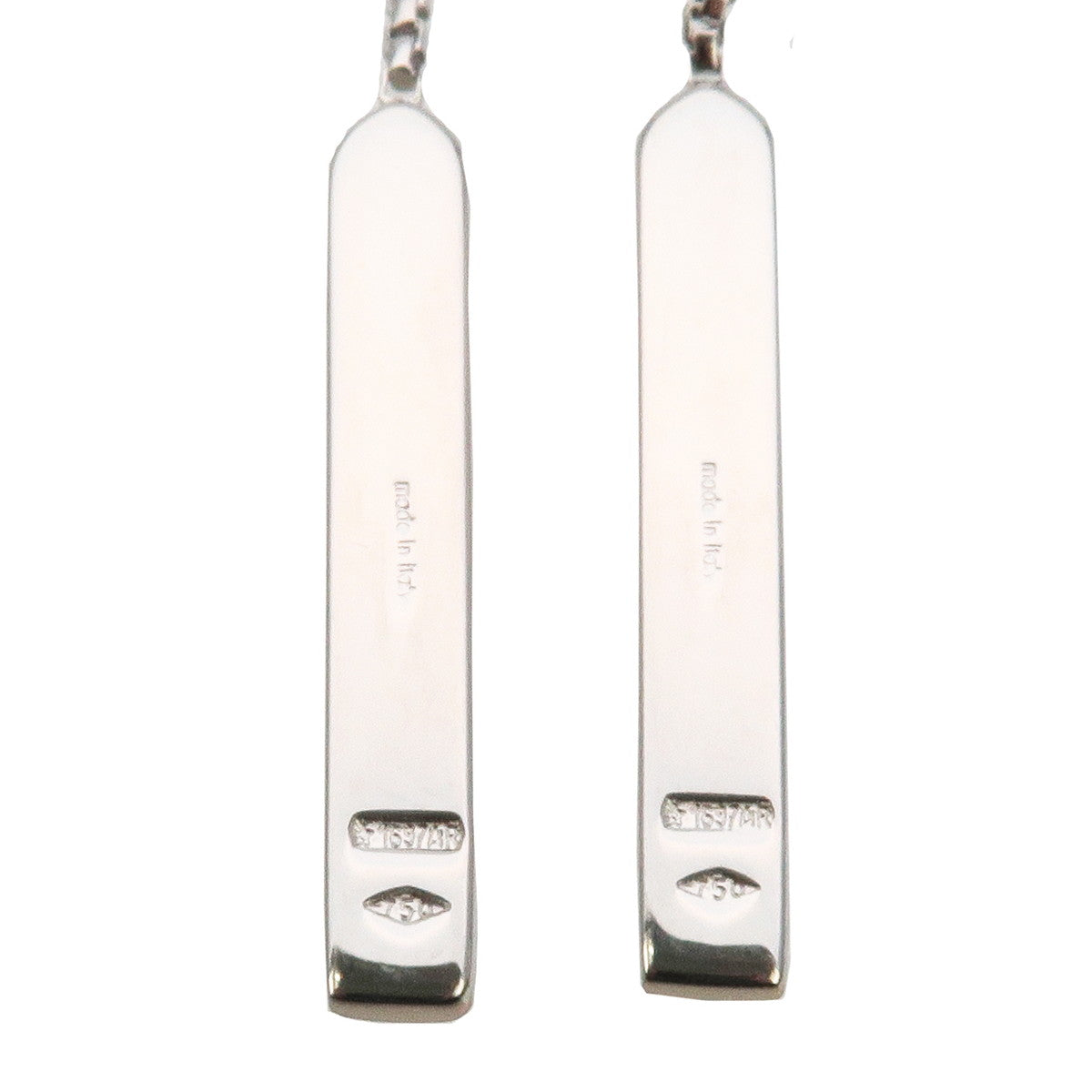 GUCCI Lariat Earrings Dangle Earrings K18WG 750WG White Gold