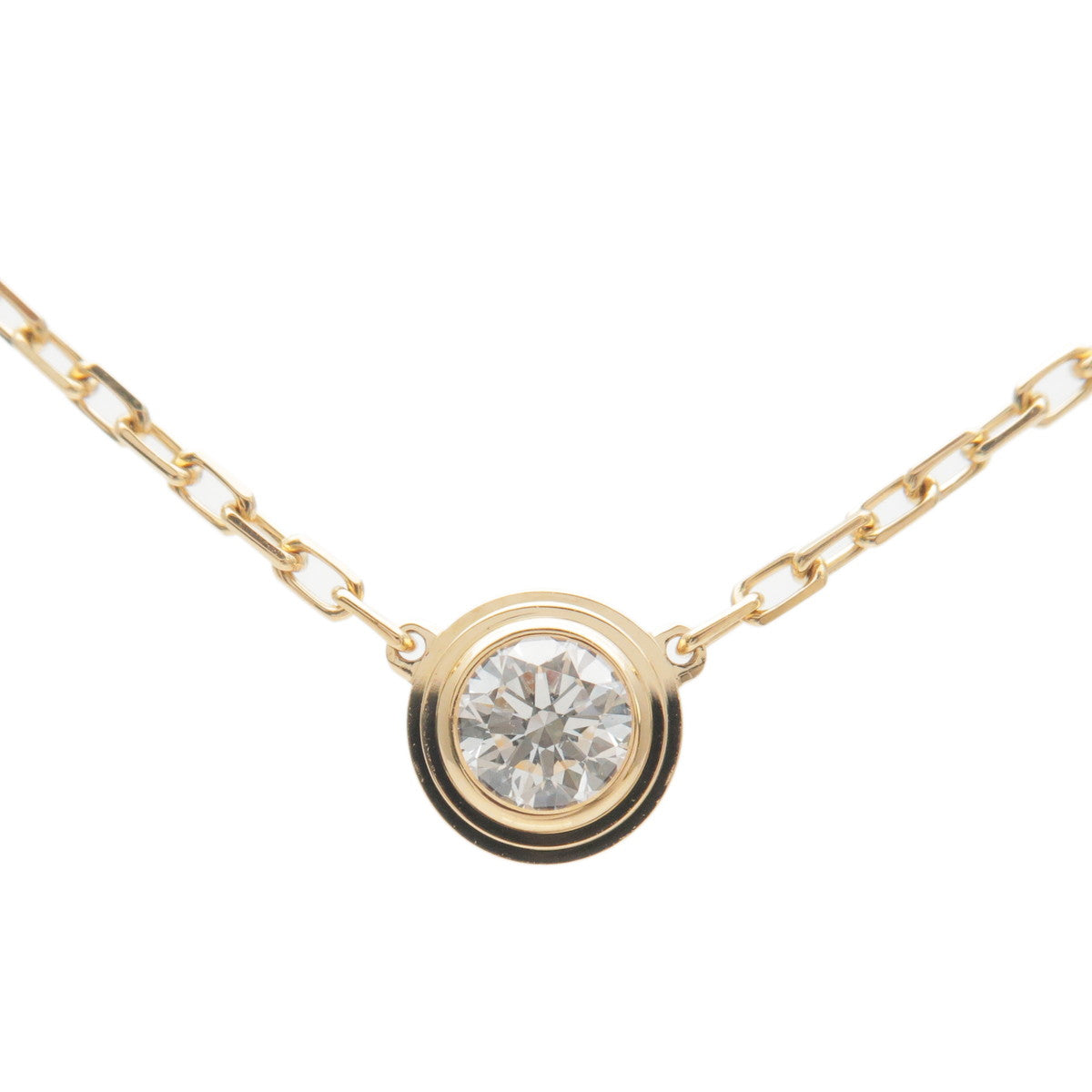 Cartier-Diamants-Légers-de-Cartier-Necklace-LM-1P-Diamond-K18YG