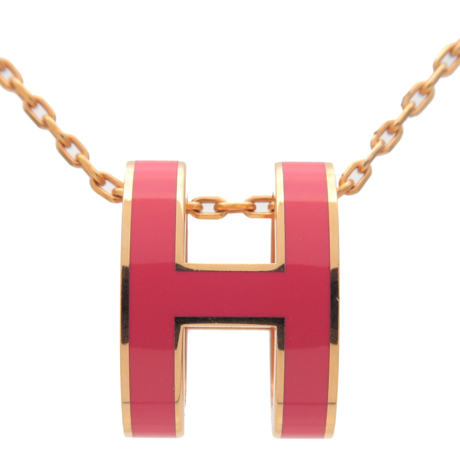 HERMÈS-Hermes Pop H Necklace Royal Blue rghw