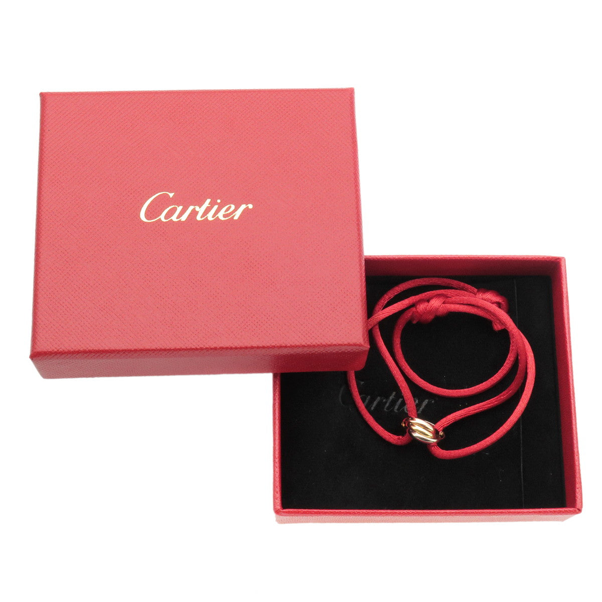 Cartier Trinity Cord Bracelet K18 Yellow/White/Rose Gold