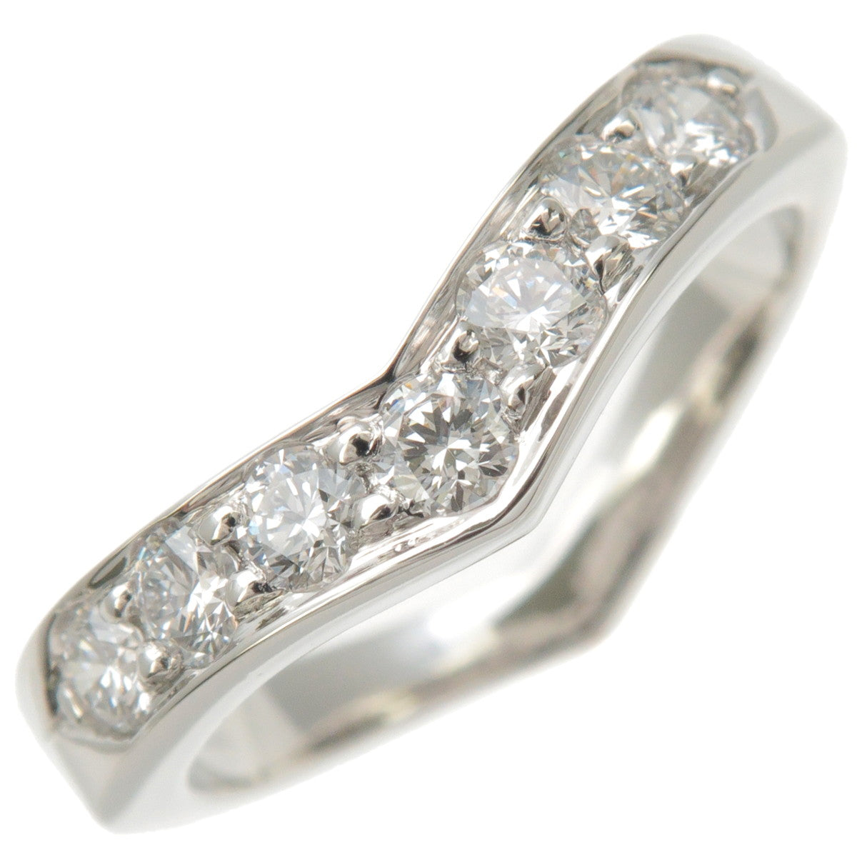 Tiffany&Co.-V-Band-Ring-7P-Diamond-950-Platinum-US5-EU49.5