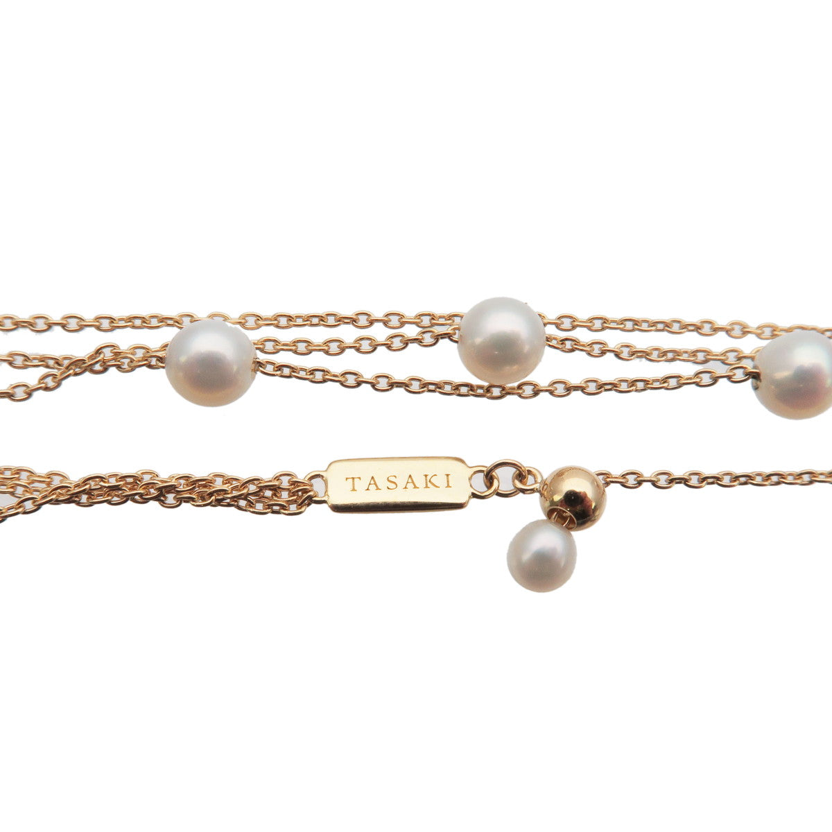 TASAKI-Pearl-Gold-Chain-Bracelet-K18-750-Yellow-Gold – Hkgolfer