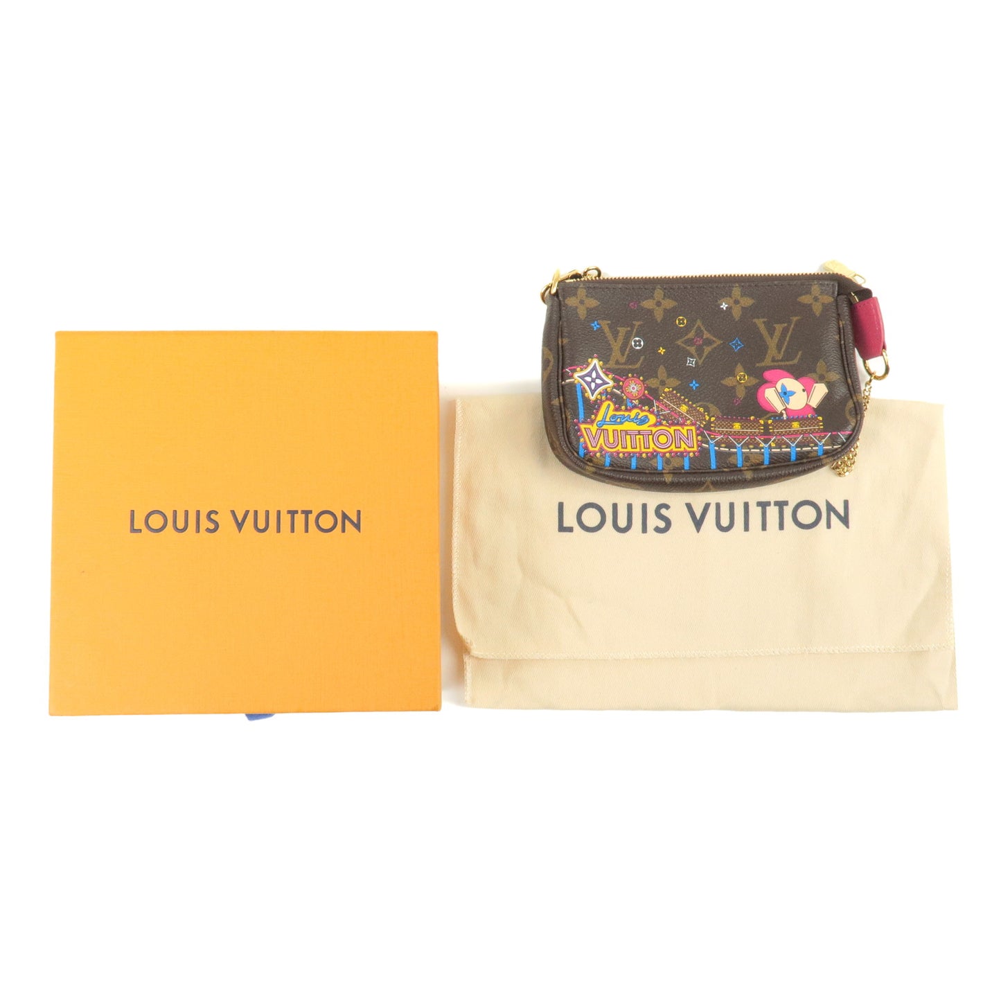 Louis Vuitton Monogram Vivienne Mini Pochette Accessoires M69752