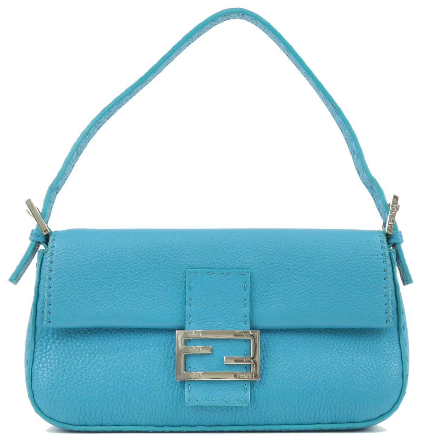 FENDI-Selleria-Mamma-Baguette-Leather-Shoulder-Bag-Blue-8BR600