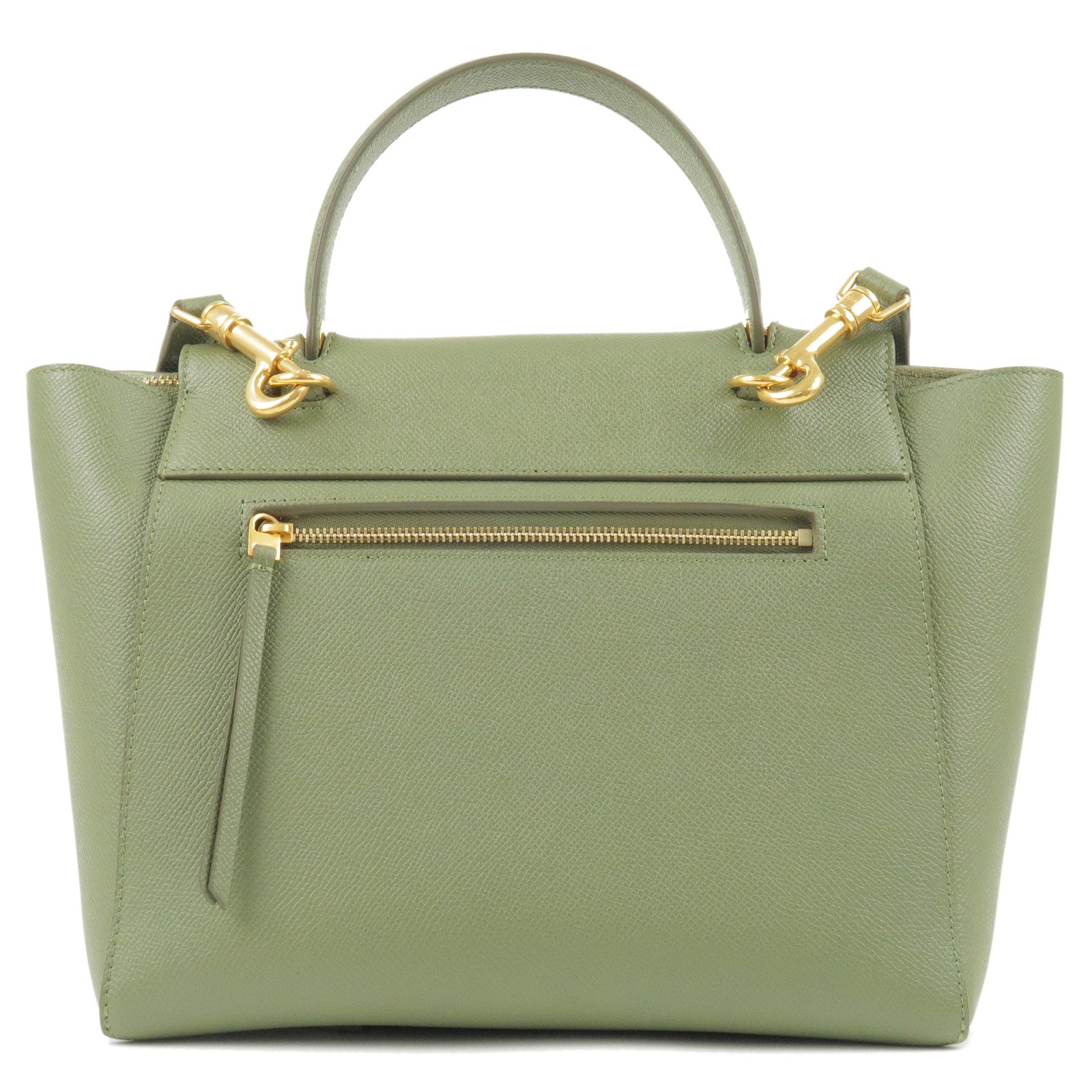 CELINE spring Bag Bag Green Shoulder Belt Micro