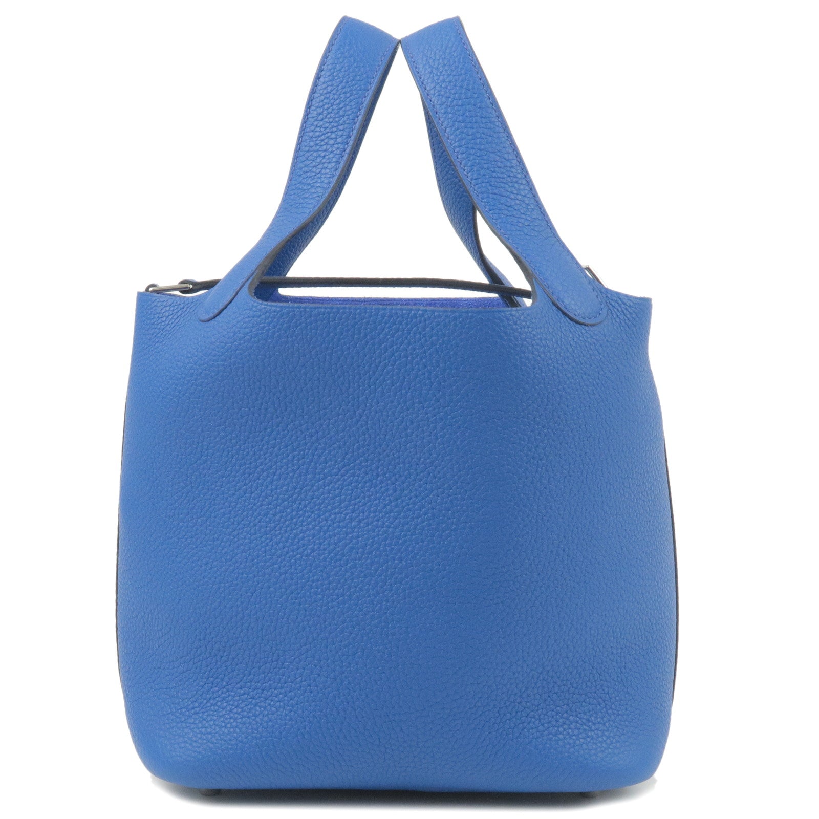 HERMES-Leather-Picotin-Lock-PM-Hand-Bag-Z-Engrave-SHW-Blue