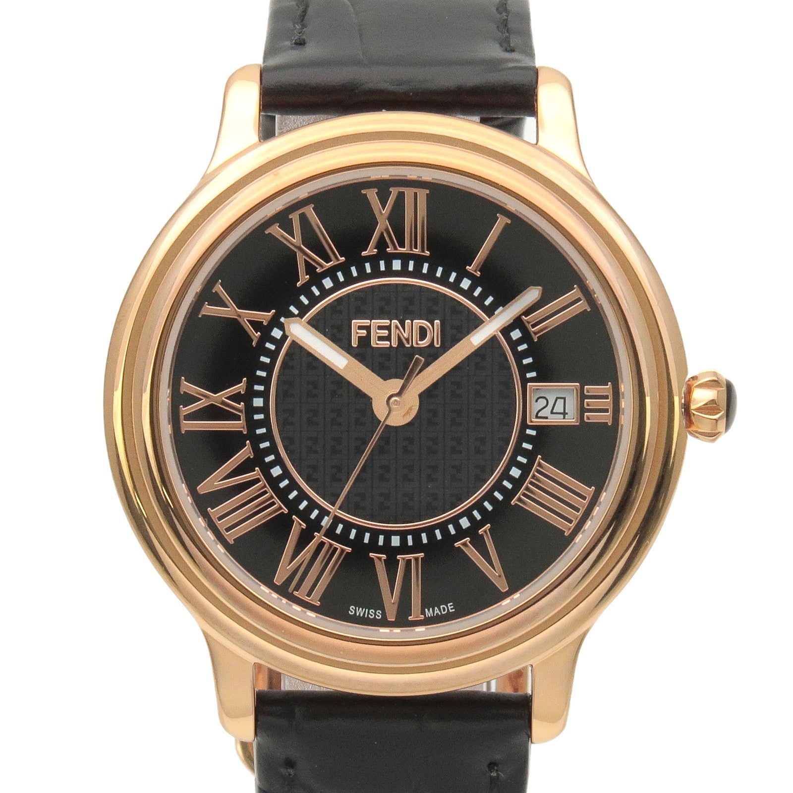 FENDI-Classico-Men's-Watch-Quartz-Rose-Gold-25400L