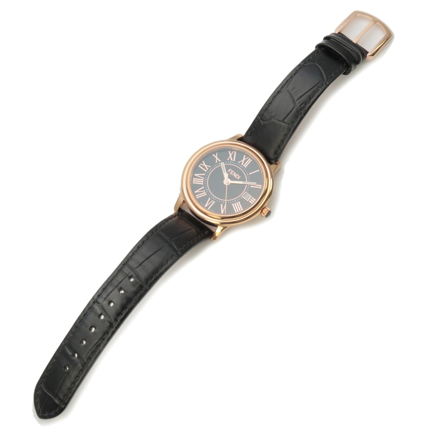 FENDI Classico Men's Watch Quartz Rose Gold 25400L