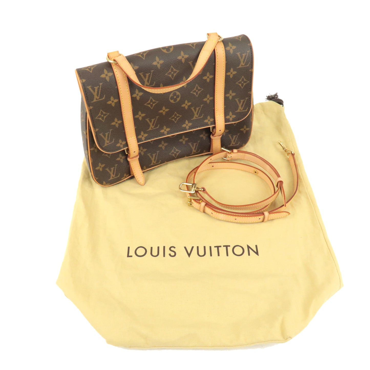 Louis-Vuitton-Monogram-Marelle-Sac-a-Dos-3Way-Hand-Bag-M51158