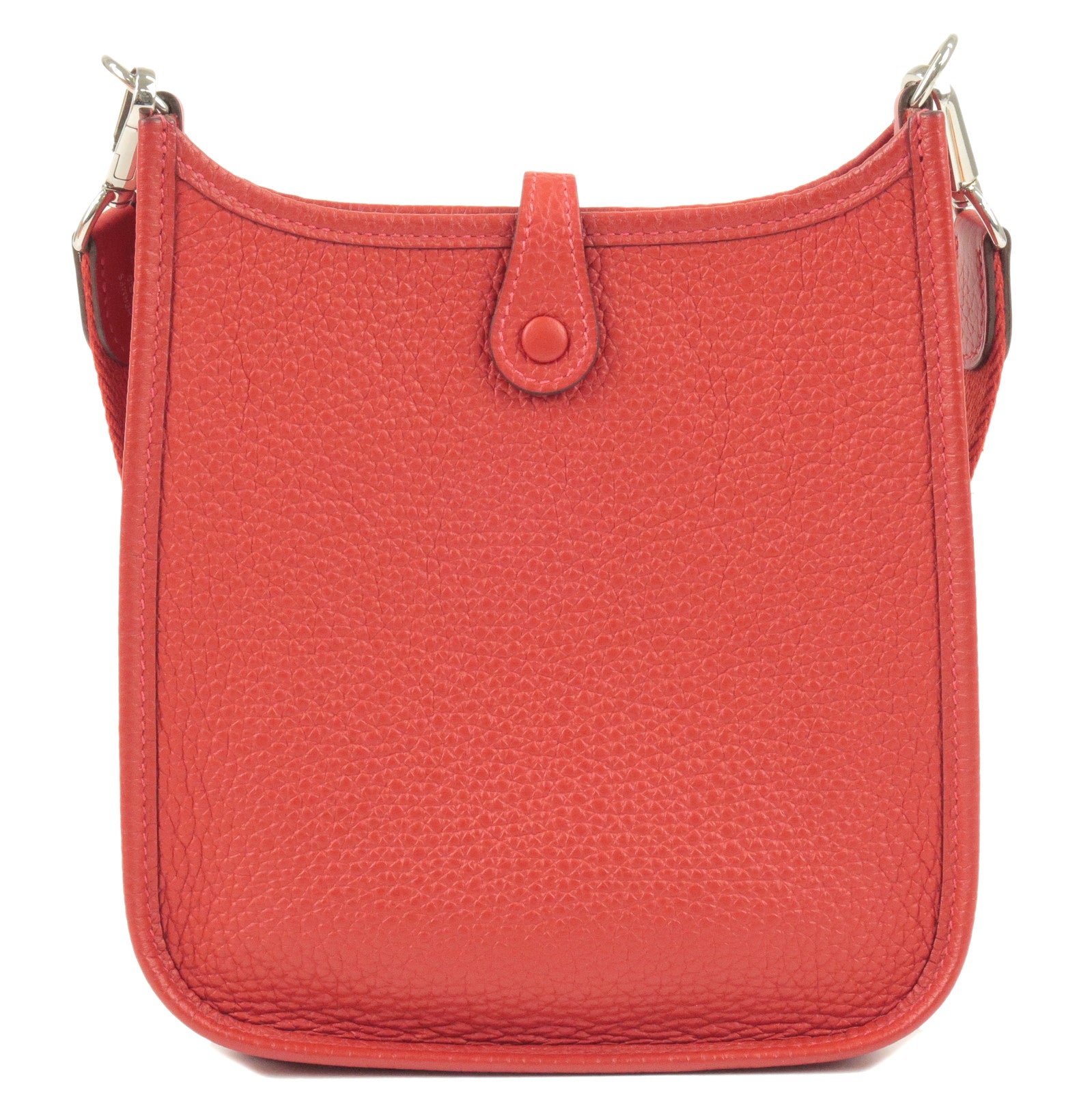 Hermes Evelyne TPM Bag Rouge Piment Taurillon Maurice Leather Gold Har –  Mightychic