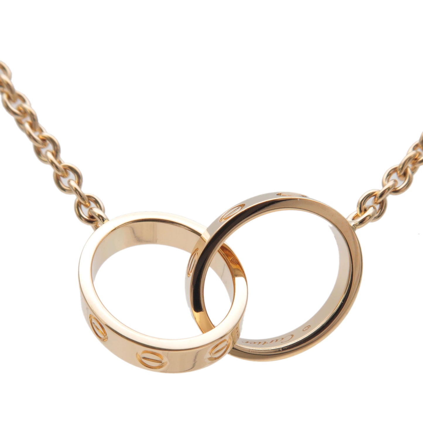 Cartier Baby Love Necklace K18 750YG Yellow Gold