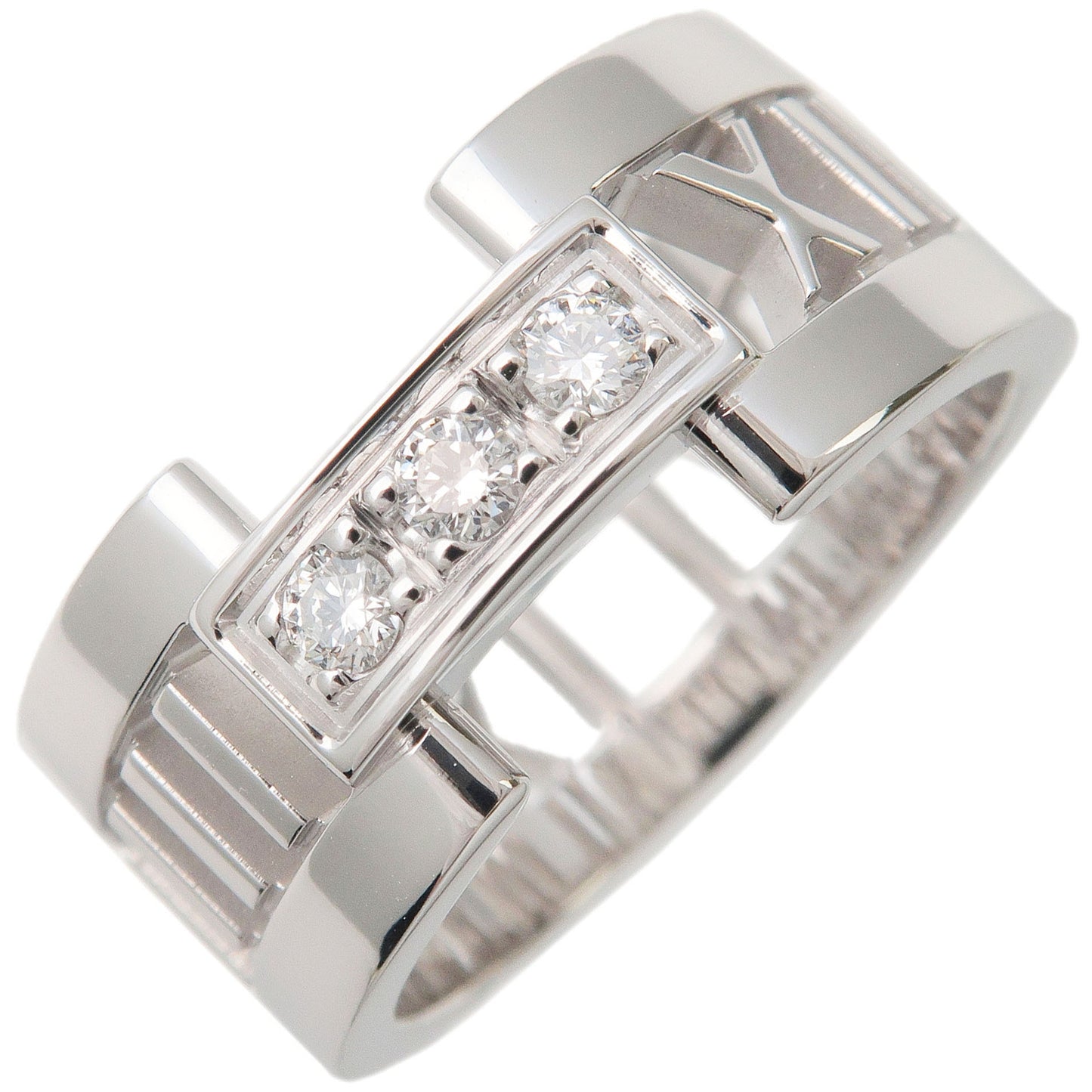 Tiffany&Co.-Atlas-Open-Ring-3P-Diamond-K18-750WG-US5.5-6-EU51