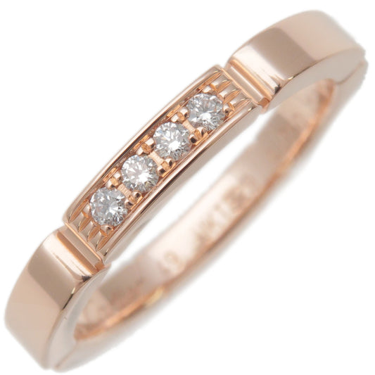 Cartier-Maillon-Panthère-4P-Diamond-Ring-K18-750-Rose-Gold-#49-US5