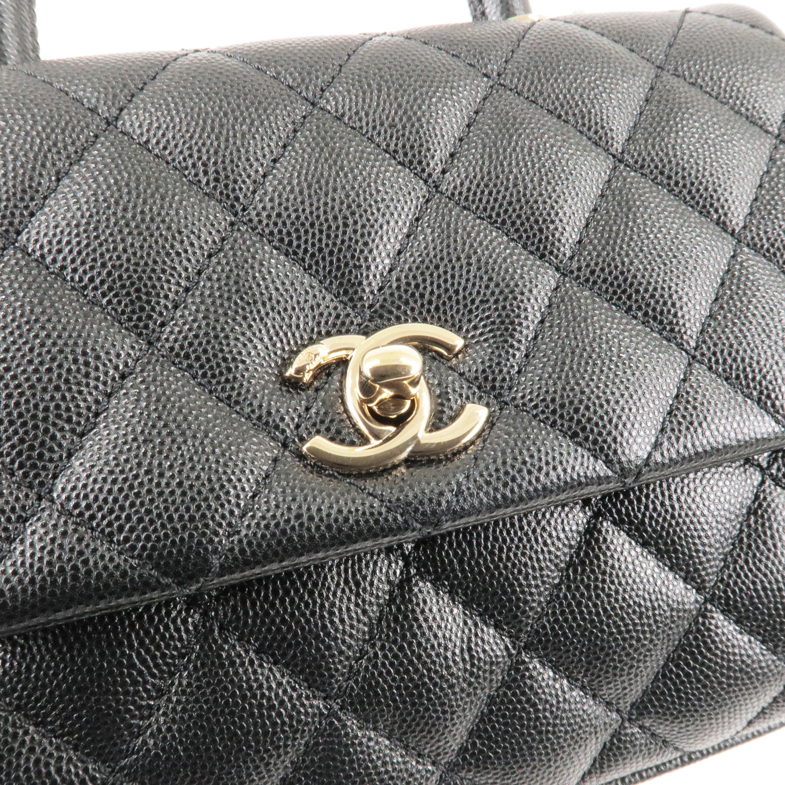 CHANEL-Matrasse-Caviar-Skin-COCO-Handle-24-2Way-Bag-A92990 – dct-ep_vintage  luxury Store