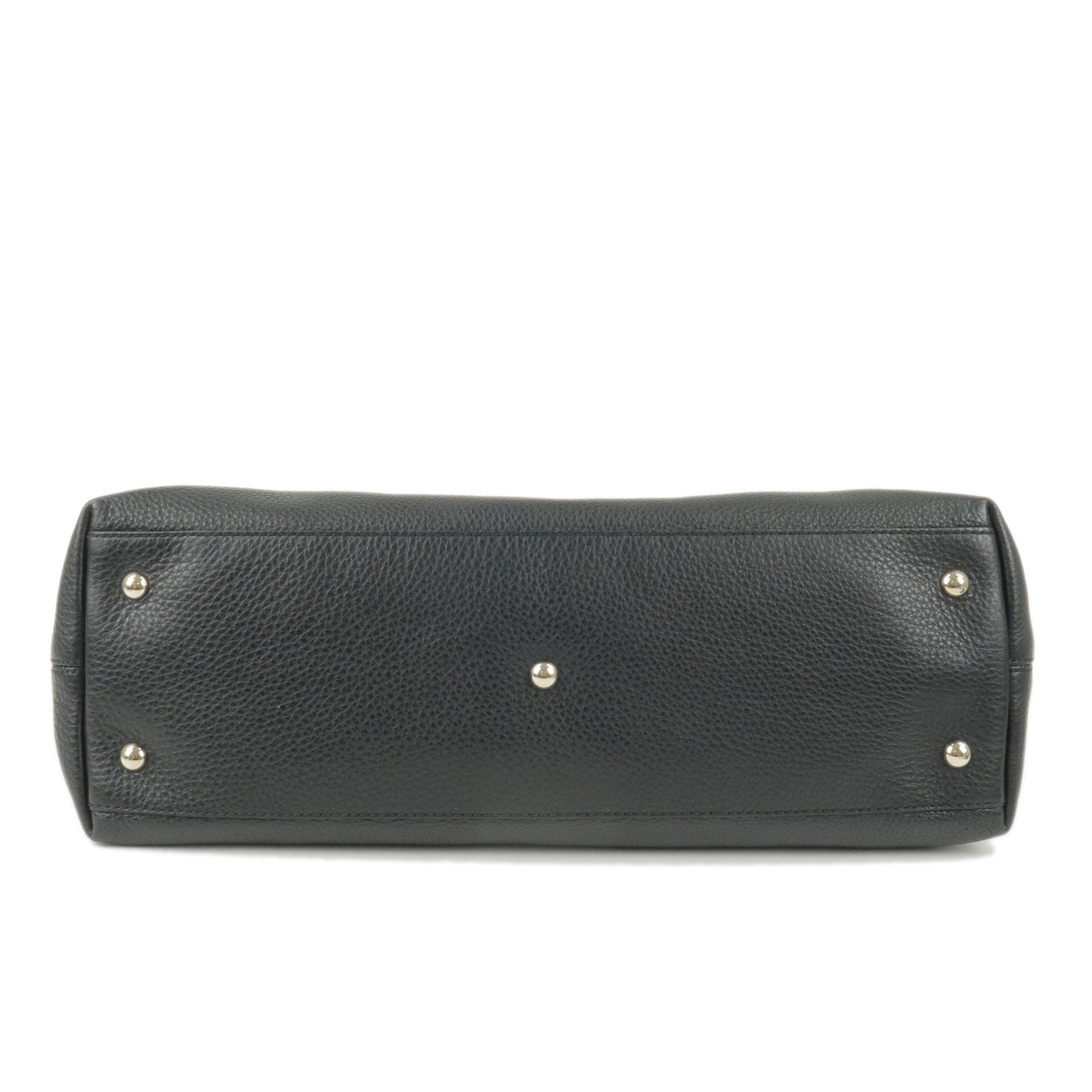 GUCCI SOHO Leather 2 Way Shoulder Bag Tote Bag Black 308363