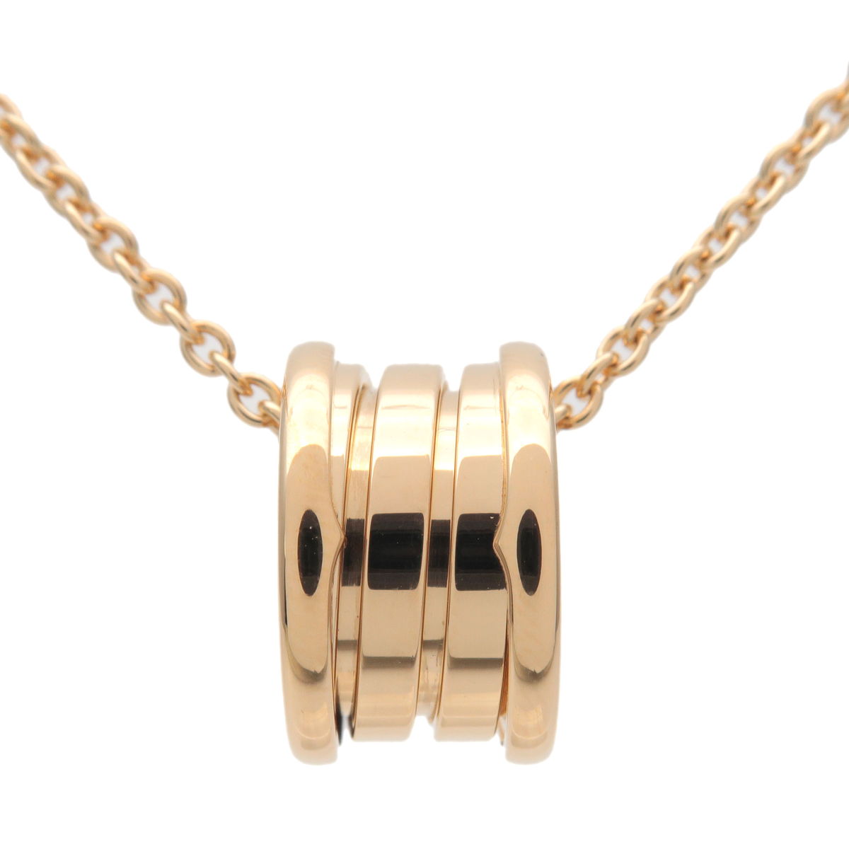 BVLGARI B-zero1 Necklace Pendant Top K18 750 Yellow Gold