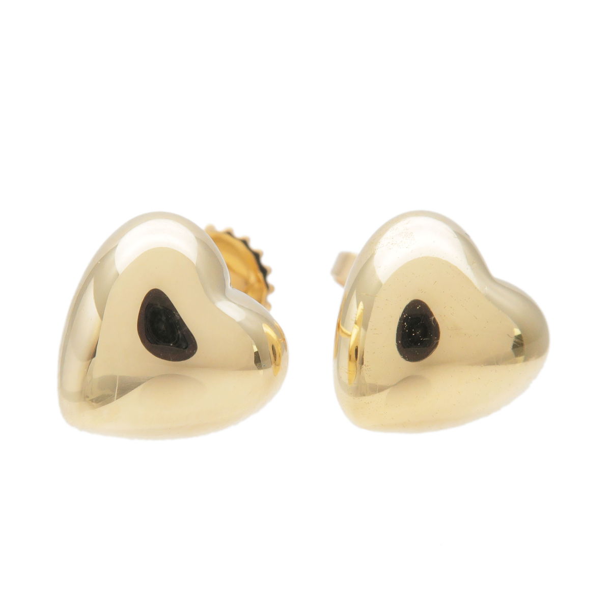 Tiffany&Co.-Heart-Motif-Earrings-K18YG-750YG-Yellow-Gold