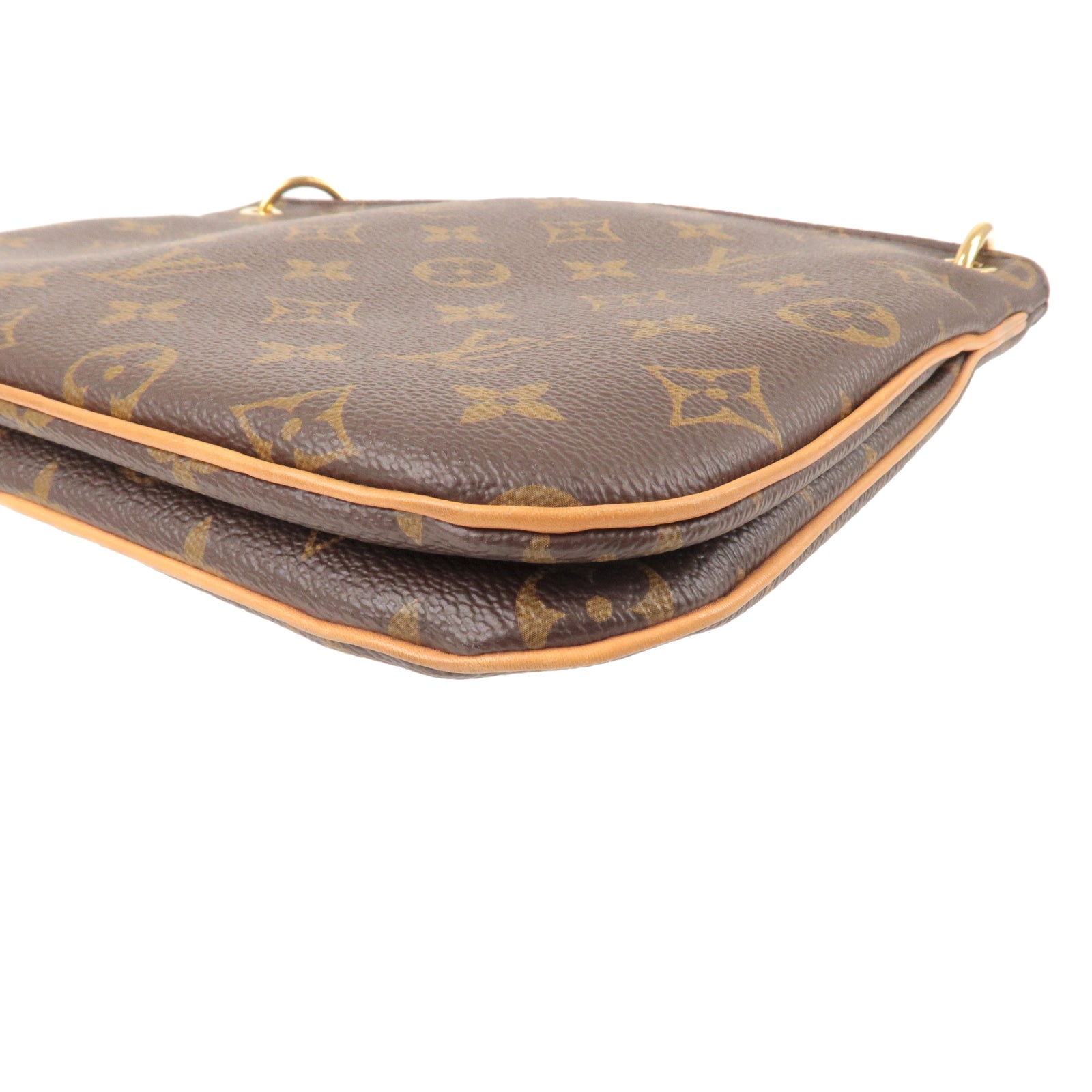 Louis Vuitton Loretta Crossbody Shoulder Bag Monogram M44053 Canvas Brown  Pink 