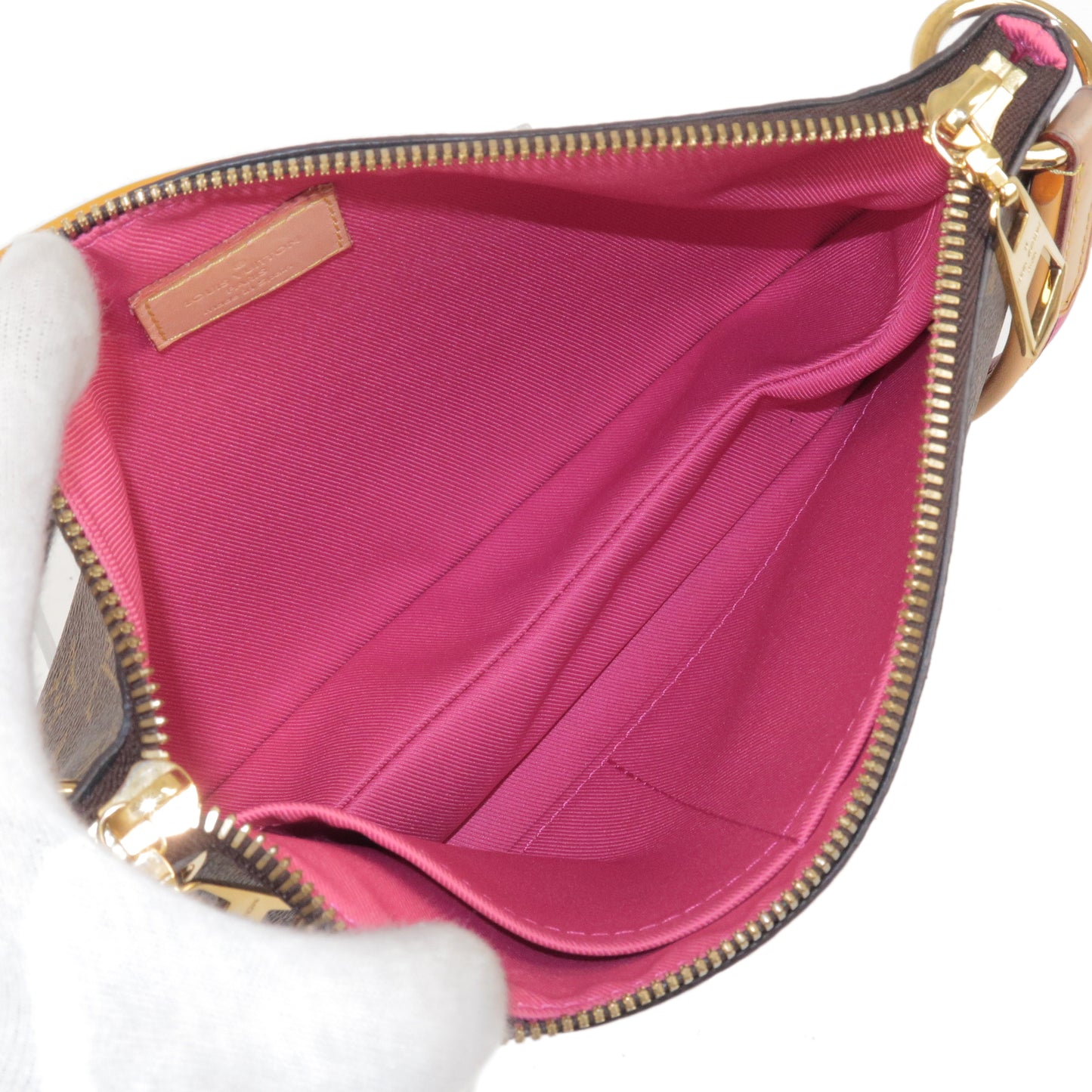 louis vuitton lorette (cross body bag .. lovin the pink and mustard strap)