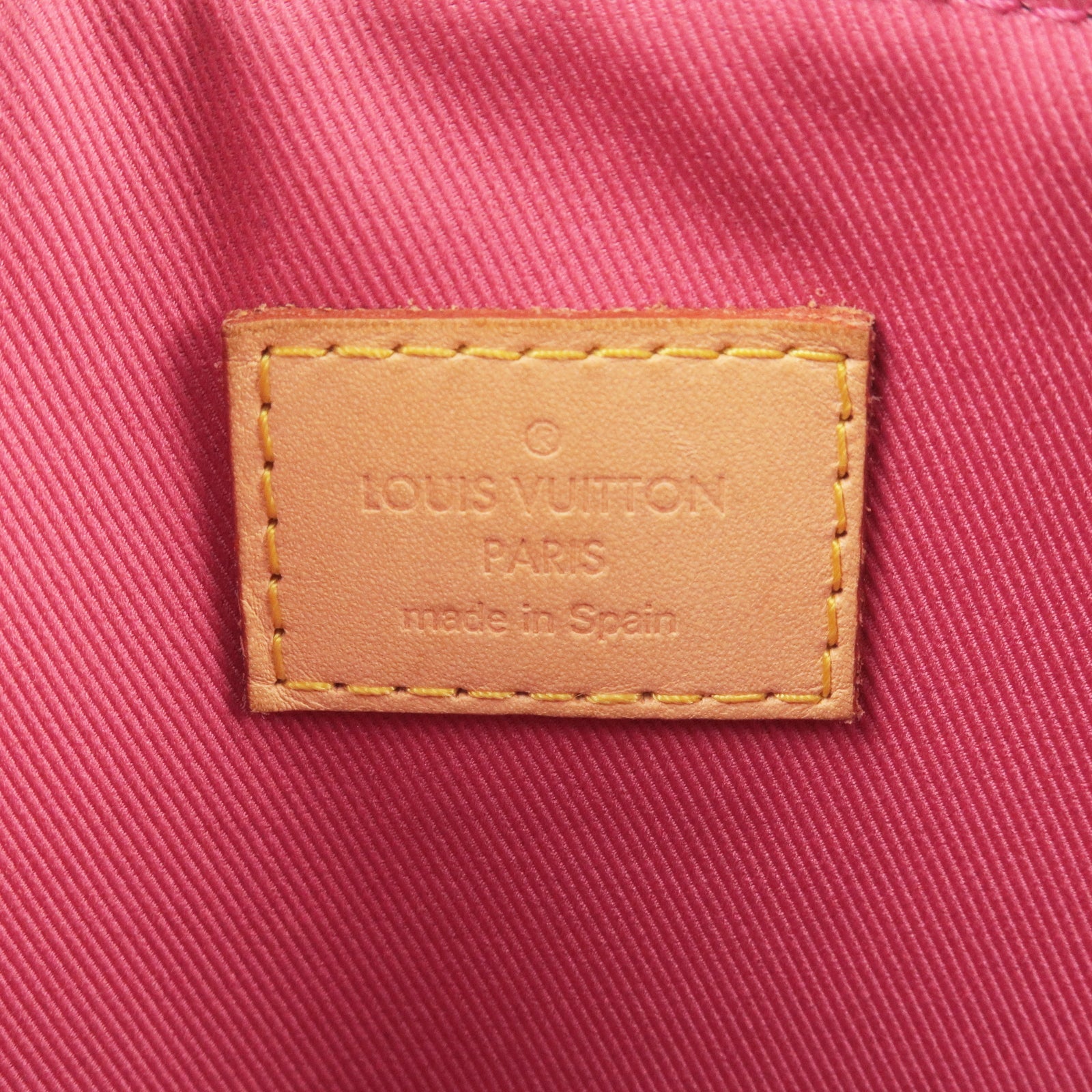 Louis Vuitton Loretta Crossbody Shoulder Bag Monogram M44053 Canvas Brown  Pink 