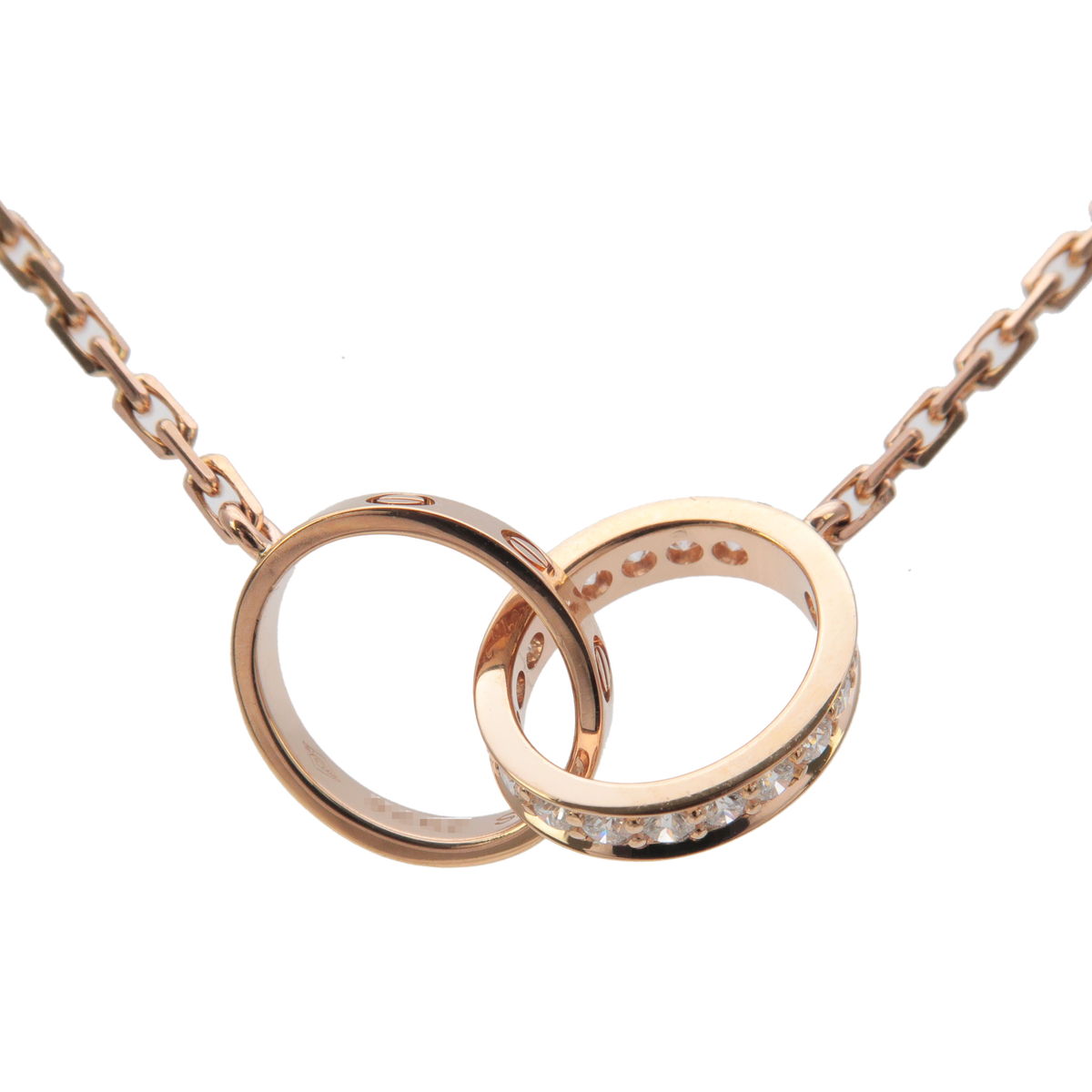 Cartier-Baby-Love-Diamond-Necklace-K18PG-750PG-Rose-Gold