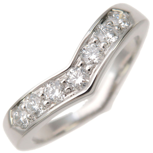 Tiffany&Co.-V-Band-Ring-7P-Diamond-950-Platinum-US6.5-7-EU54