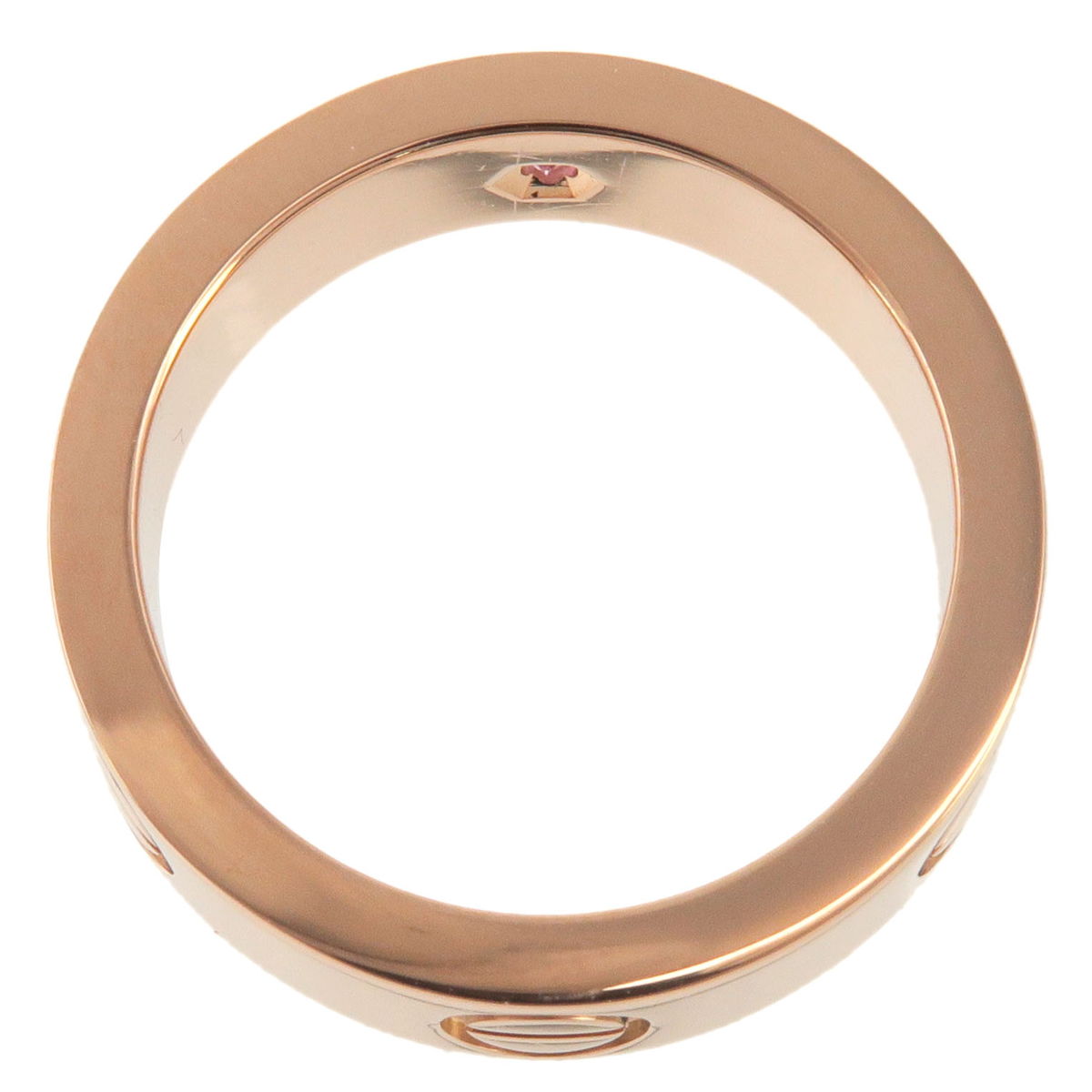 Cartier-Love-Ring-1P-Pink-Sapphire-Rose-Gold-#52-US6-6.5-EU52.5