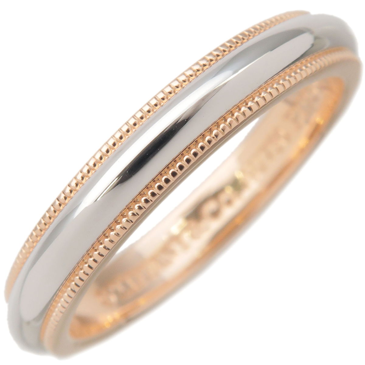 Tiffany&Co.-Milgrain-Band-Ring-PT950-750PG-US7.5-HK16.5-EU56