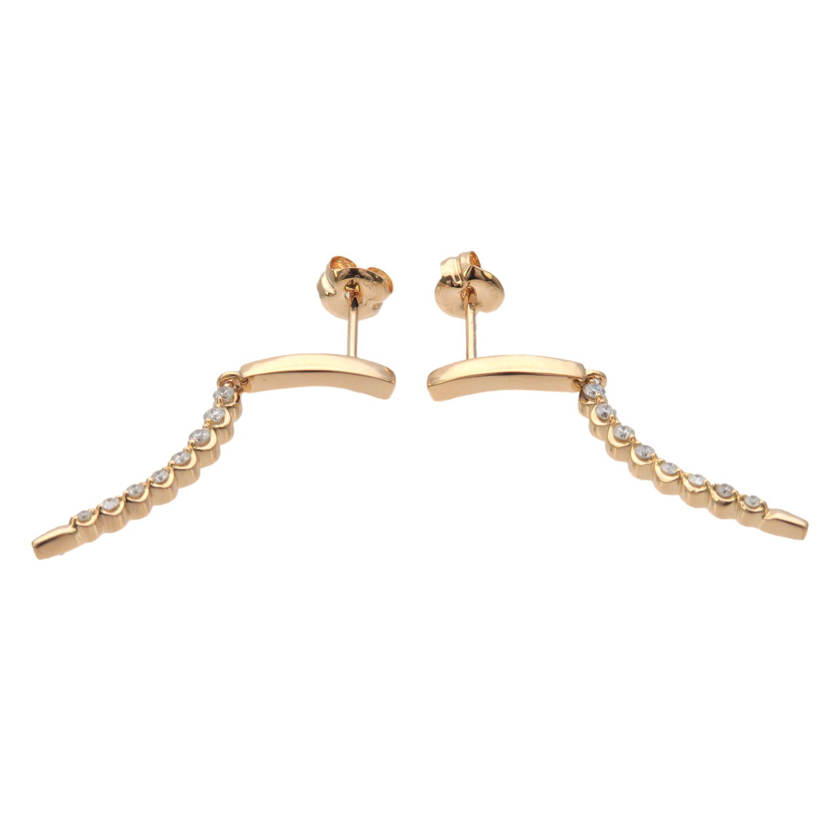 4C-Diamond-Earrings-K18YG-750YG-Yellow-Gold