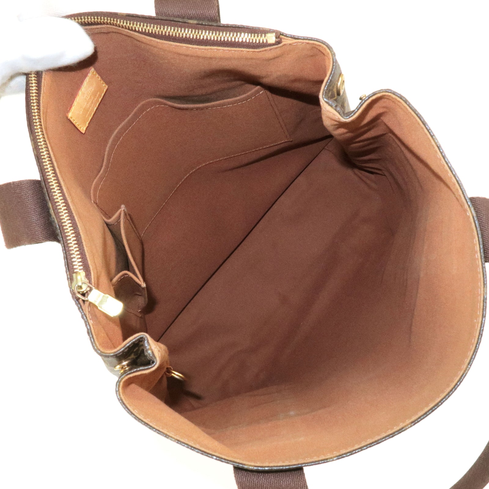 Beaubourg leather satchel