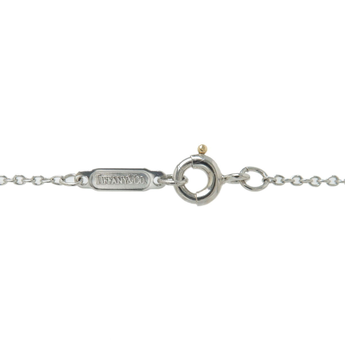 Tiffany&Co. Solitaire 1P Diamond Necklace 0.17ct 950 Platinum